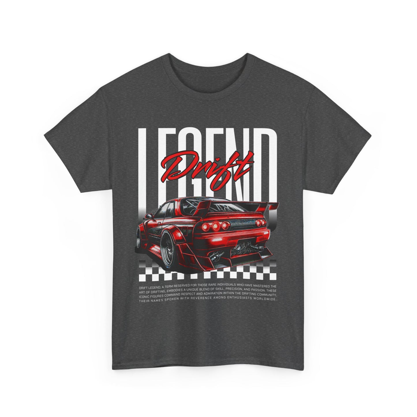 Legend Drift Unisex Heavy Cotton Tee, Car Enthusiast Shirt, Racer Gift, Motorsport Apparel, Auto Racing Tee