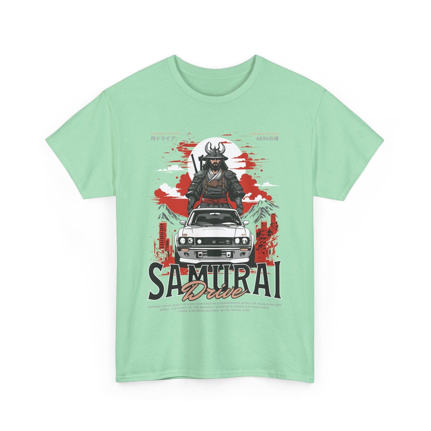 Samurai Graphic T-Shirt - JDM Style - Toyota AE86