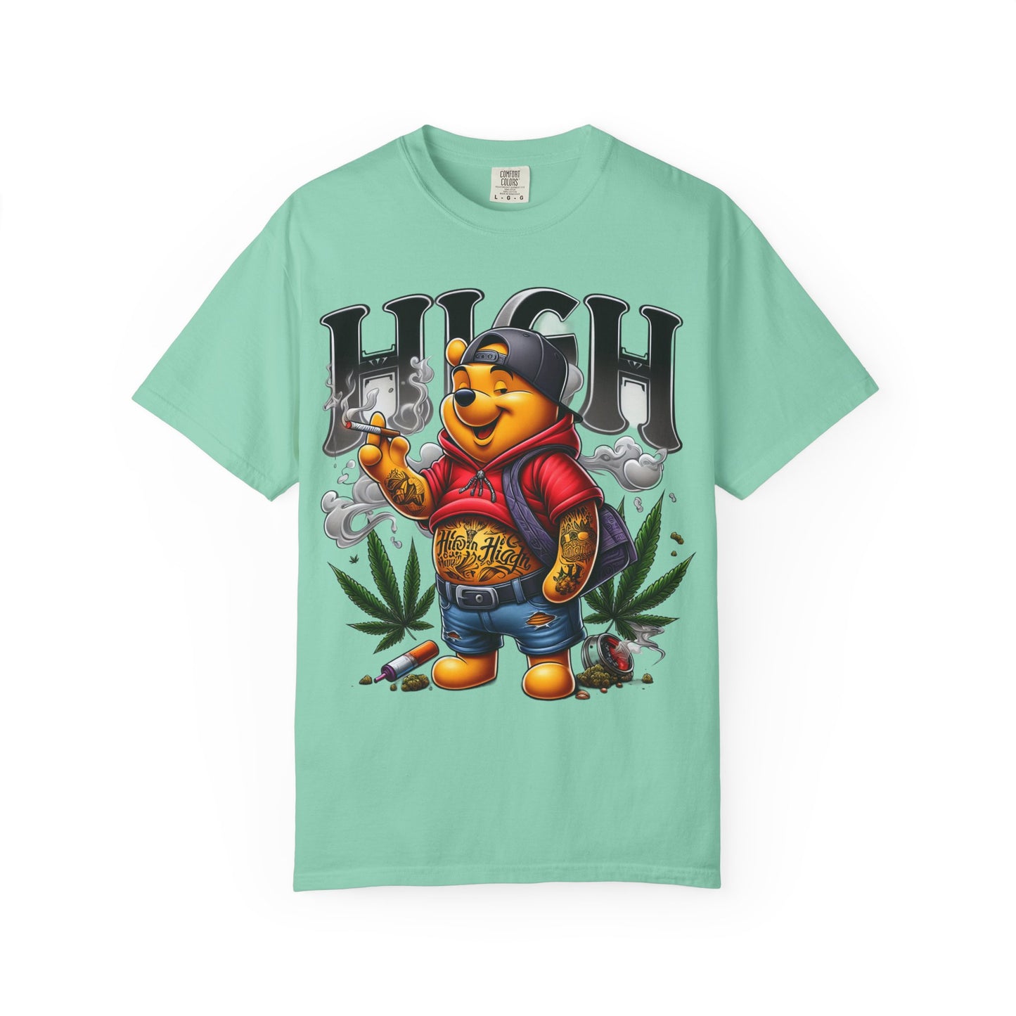 Chill Vibes Unisex T-shirt, High Design, Streetwear Style, Perfect Gift for Cannabis Lovers, Summer Festivals, Everyday Wear, Cannabis, 420