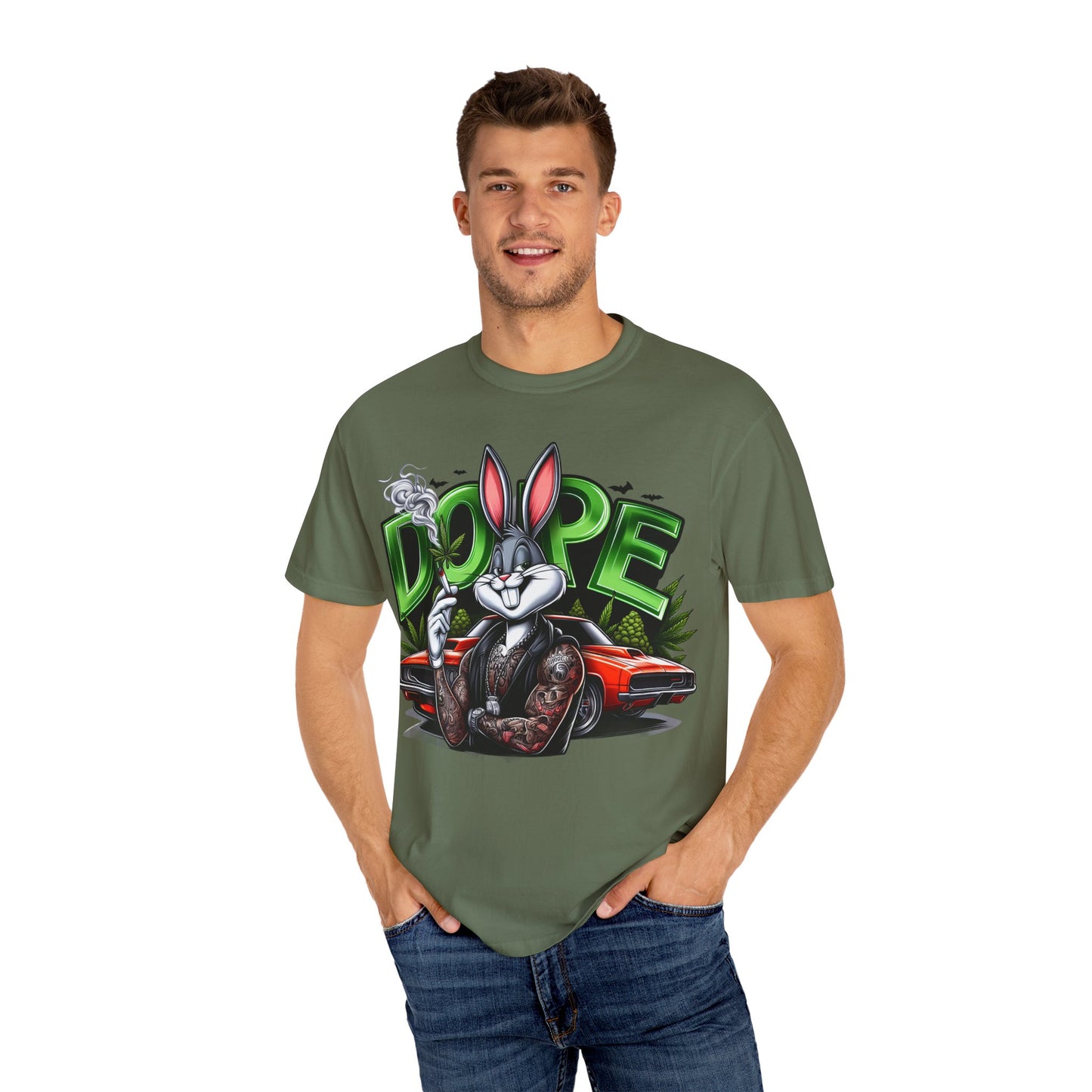 Cool Cartoon Graphic Tee, Vintage Style T-shirt, Streetwear, Hip Hop Fashion, Gift for Him, Cartoon Art Design, Loon, 420, Cannabis