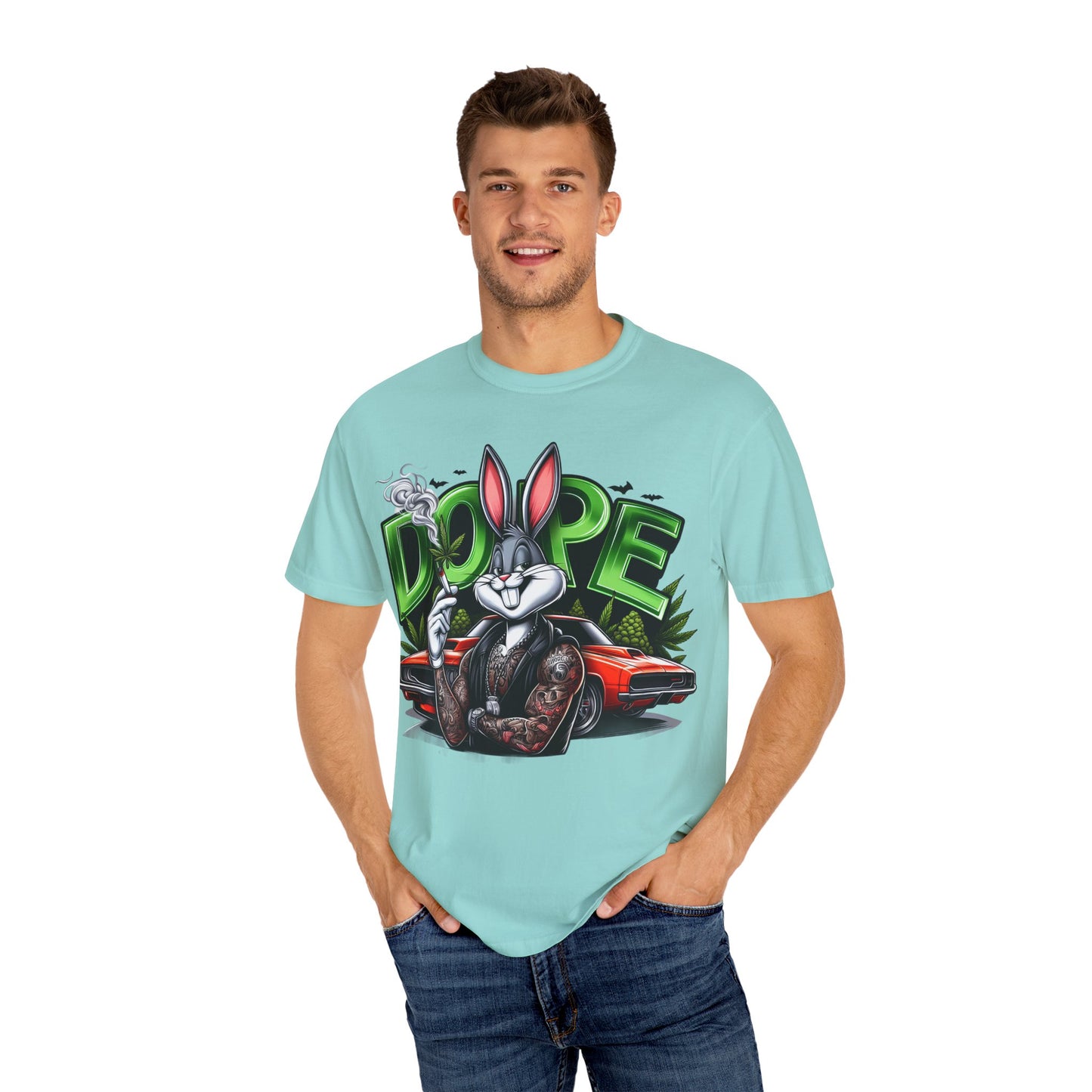 Cool Cartoon Graphic Tee, Vintage Style T-shirt, Streetwear, Hip Hop Fashion, Gift for Him, Cartoon Art Design, Loon, 420, Cannabis