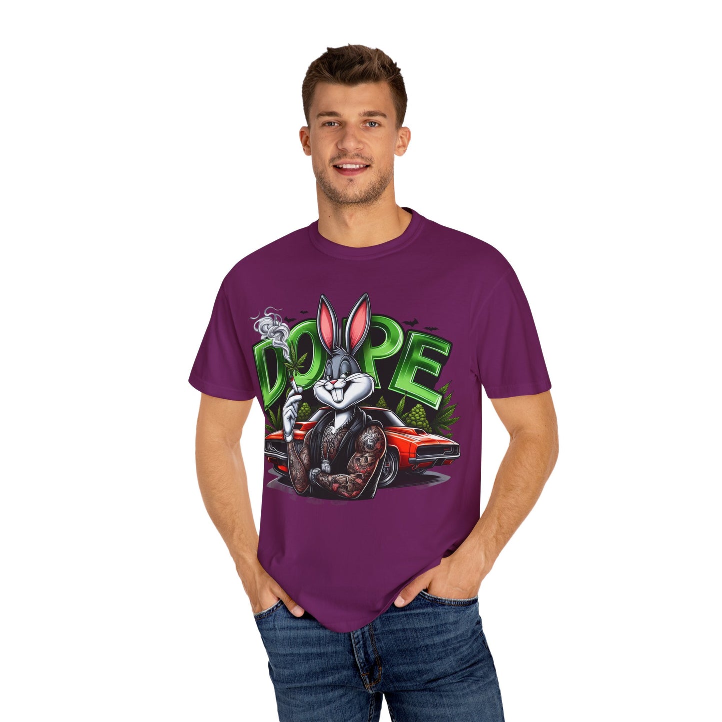 Cool Cartoon Graphic Tee, Vintage Style T-shirt, Streetwear, Hip Hop Fashion, Gift for Him, Cartoon Art Design, Loon, 420, Cannabis