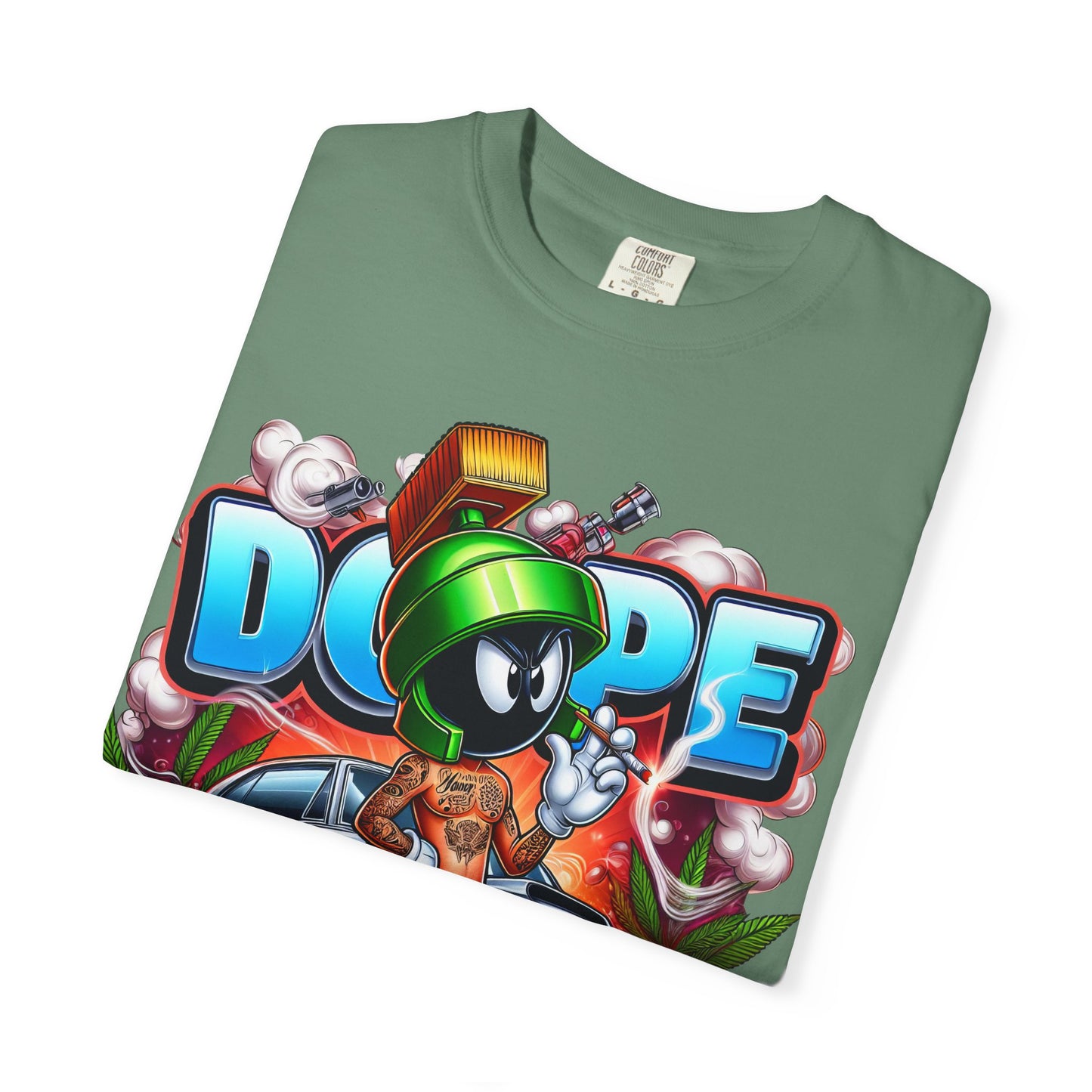 Dope Vibes Unisex Garment-Dyed T-Shirt, Streetwear Tee, Hip-Hop Style Shirt, Casual Fashion Top, Unique Graphic Tee, 420, Cannabis