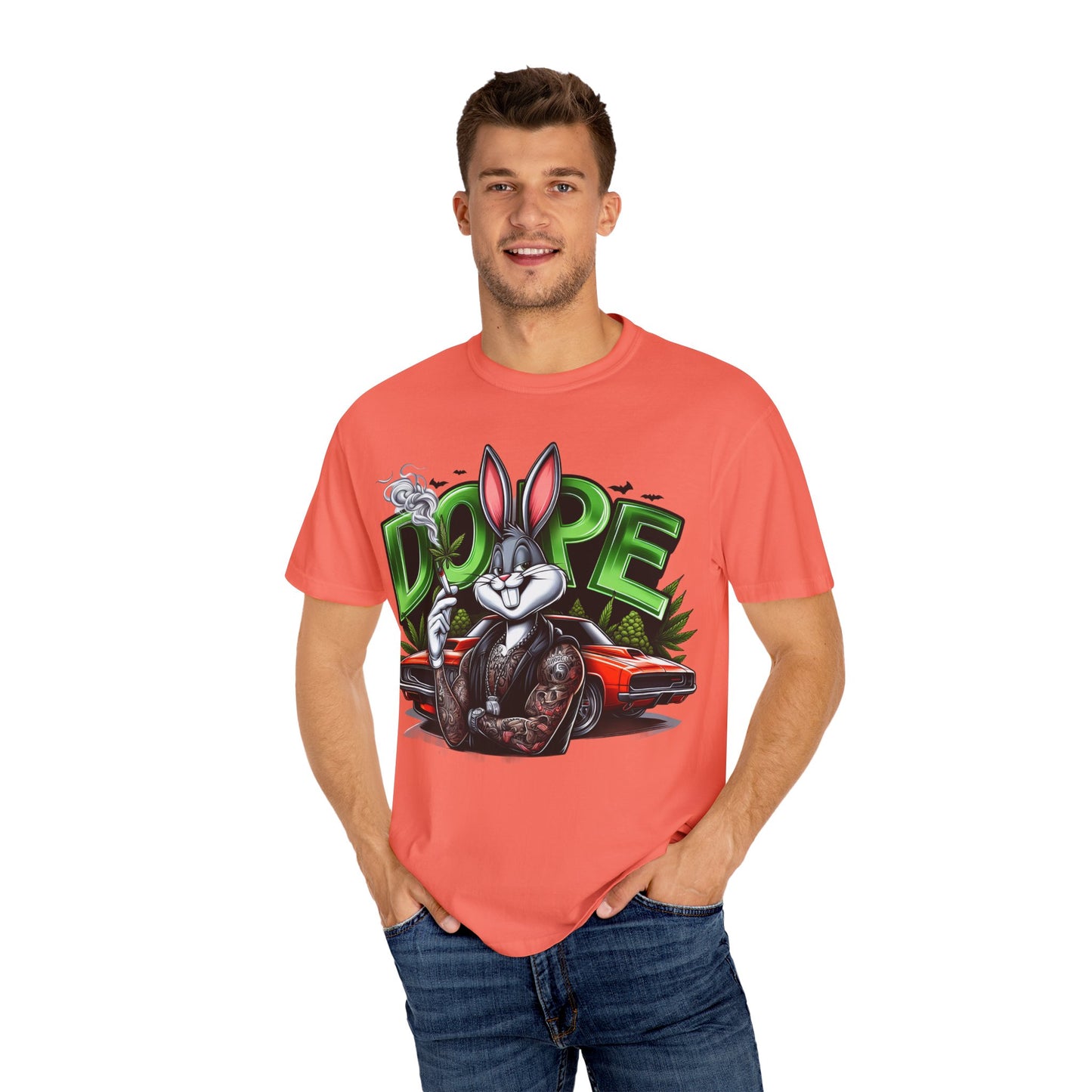 Cool Cartoon Graphic Tee, Vintage Style T-shirt, Streetwear, Hip Hop Fashion, Gift for Him, Cartoon Art Design, Loon, 420, Cannabis