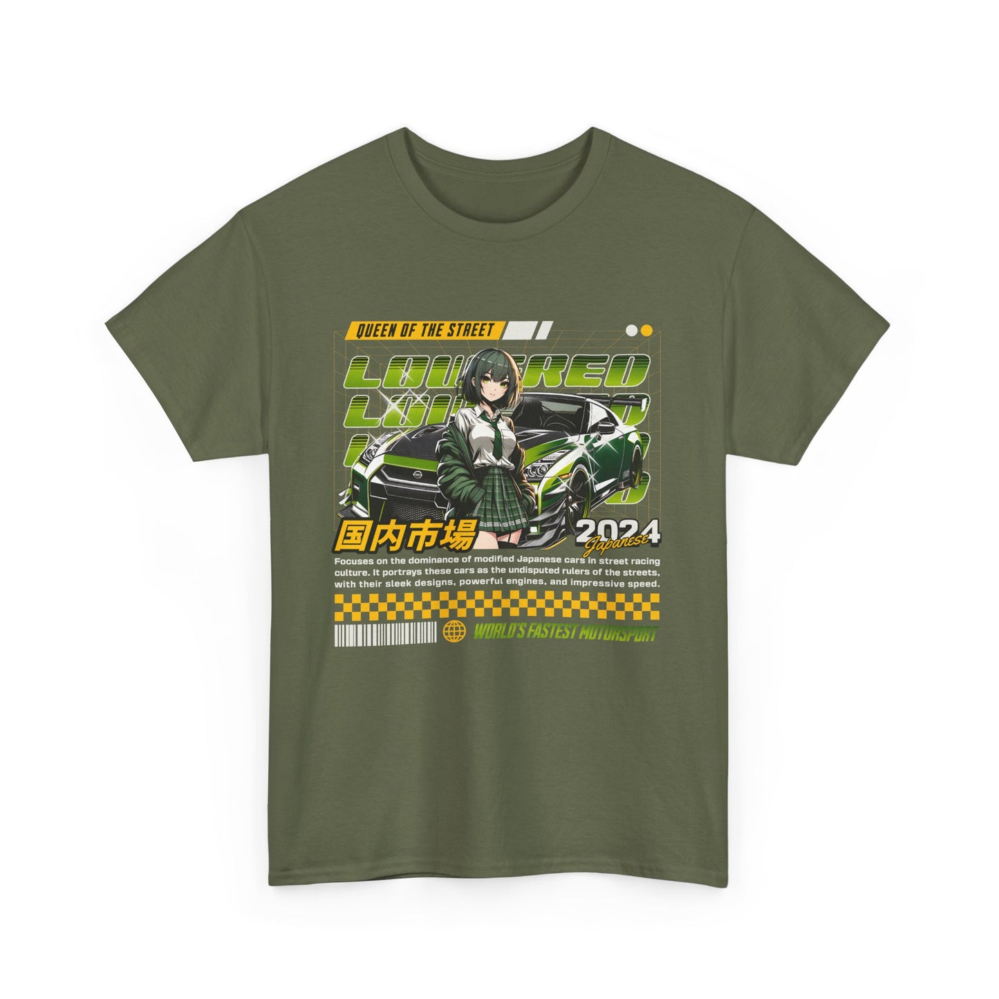 Nissan GTR Anime Graphic Tee - Queen of the Street