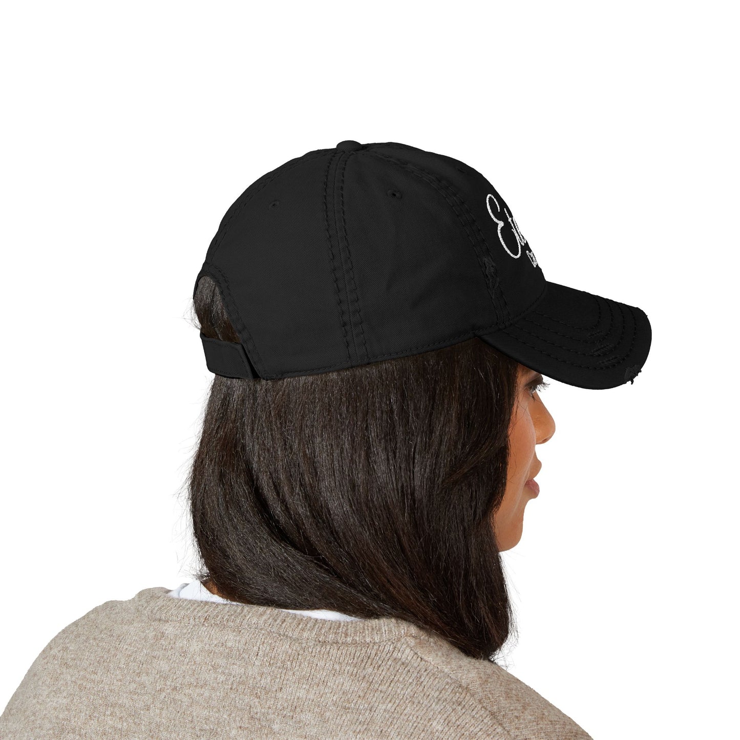 Embroidered Trendy Distressed Dad Hat