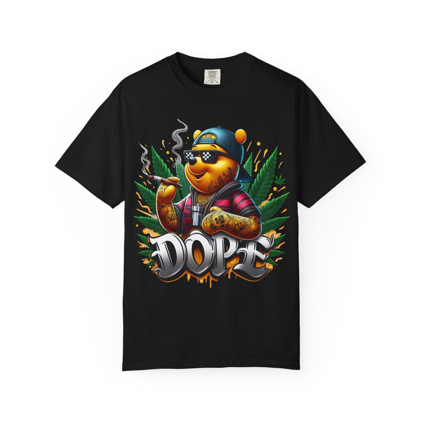 Cool Bear Graphic T-Shirt, Unisex Tee, Cannabis Vibe Apparel, Streetwear, Dope Graphic Shirt, Perfect for Gifting, 420, Cannabis