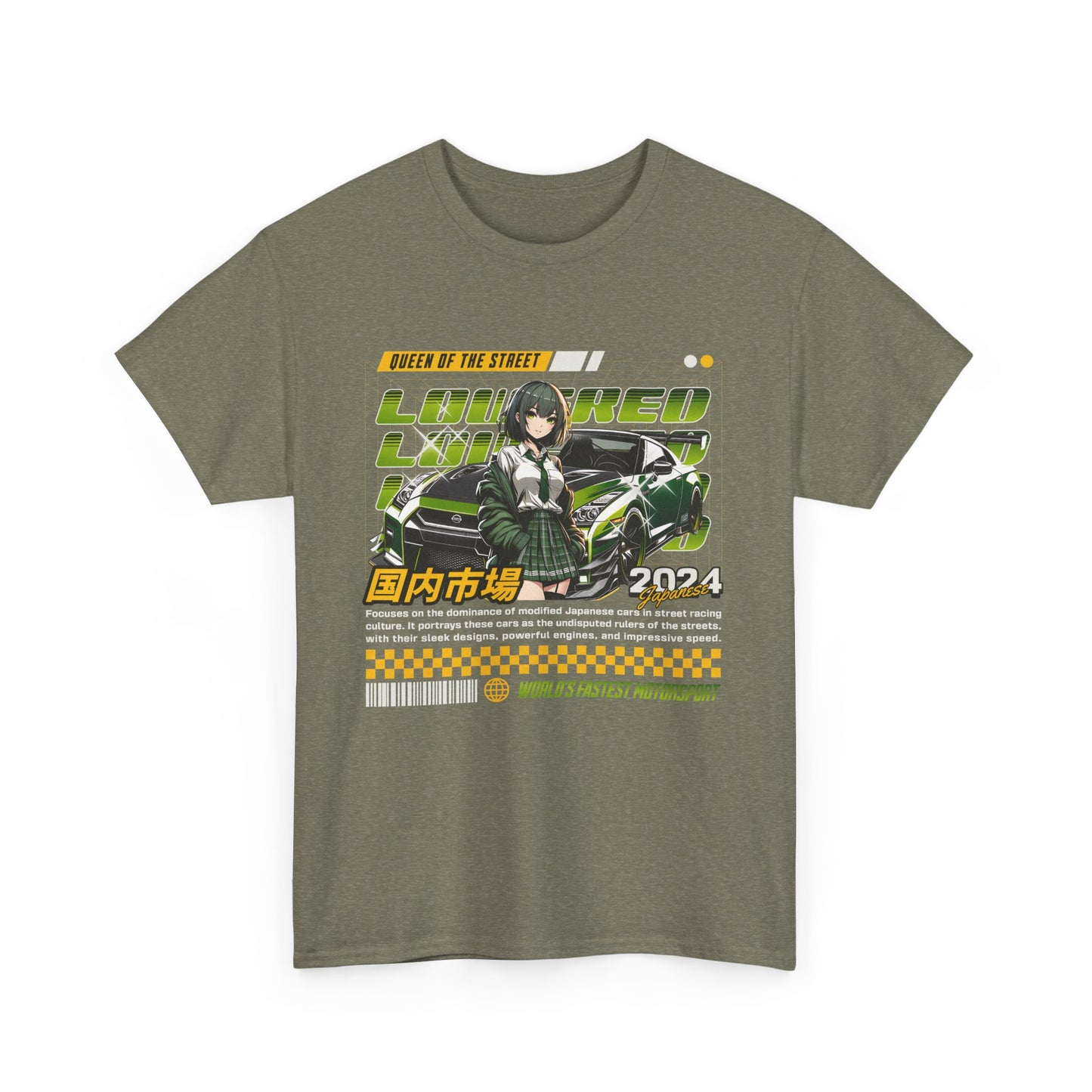 Nissan GTR Anime Graphic Tee - Queen of the Street