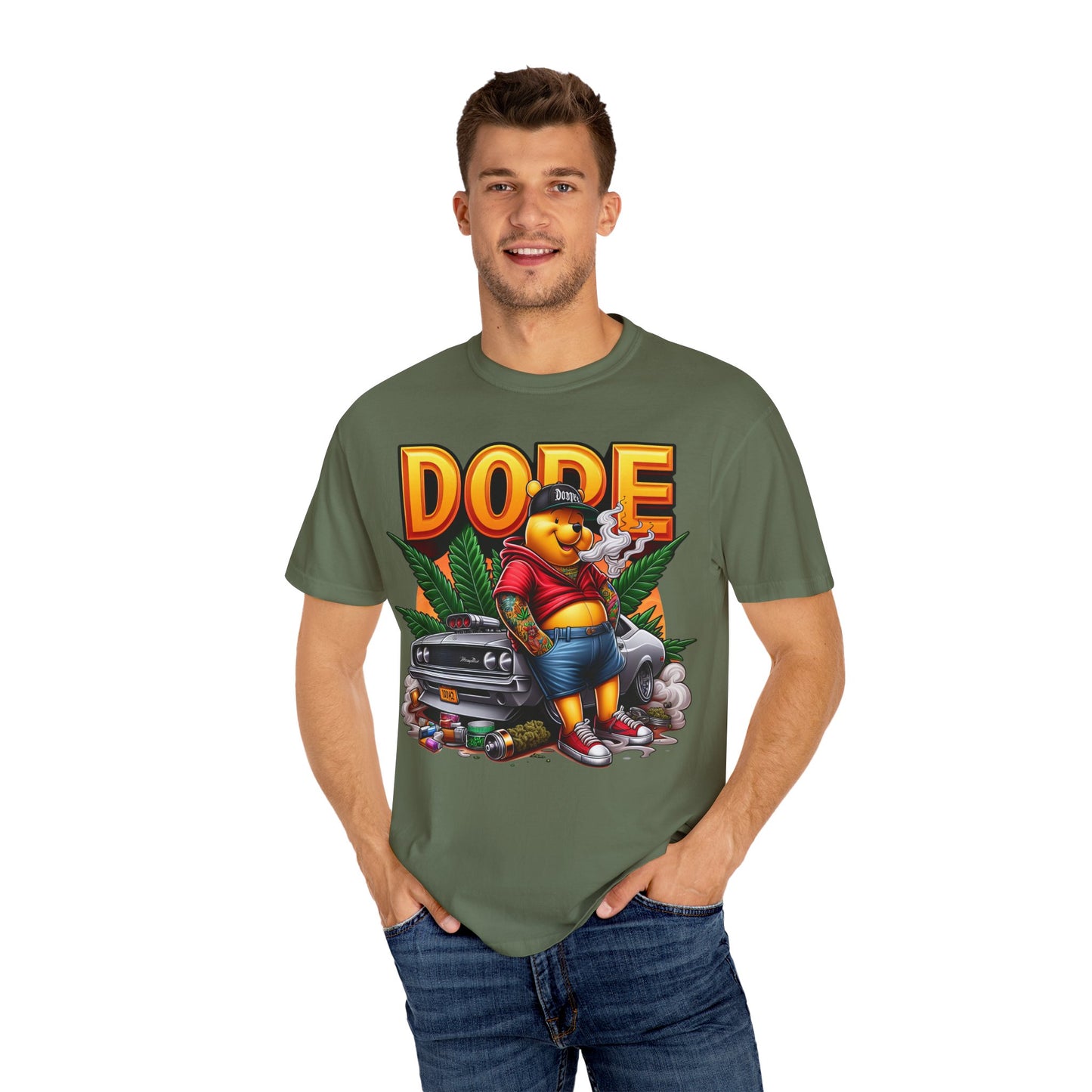 Cool Dude Graphic T-Shirt, Vintage Streetwear Tee, Perfect for Festivals, Summer Vibes, Hip Hop, Gift for Friends, 420, Cannabis