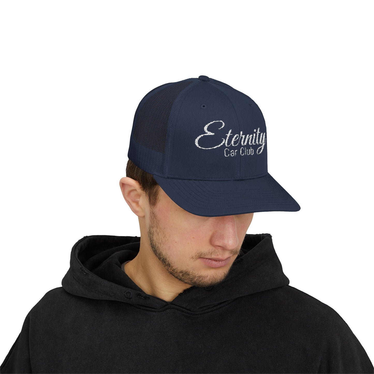 Embroidered: Eternity Car Club Snapback Trucker Cap, Adjustable Hat