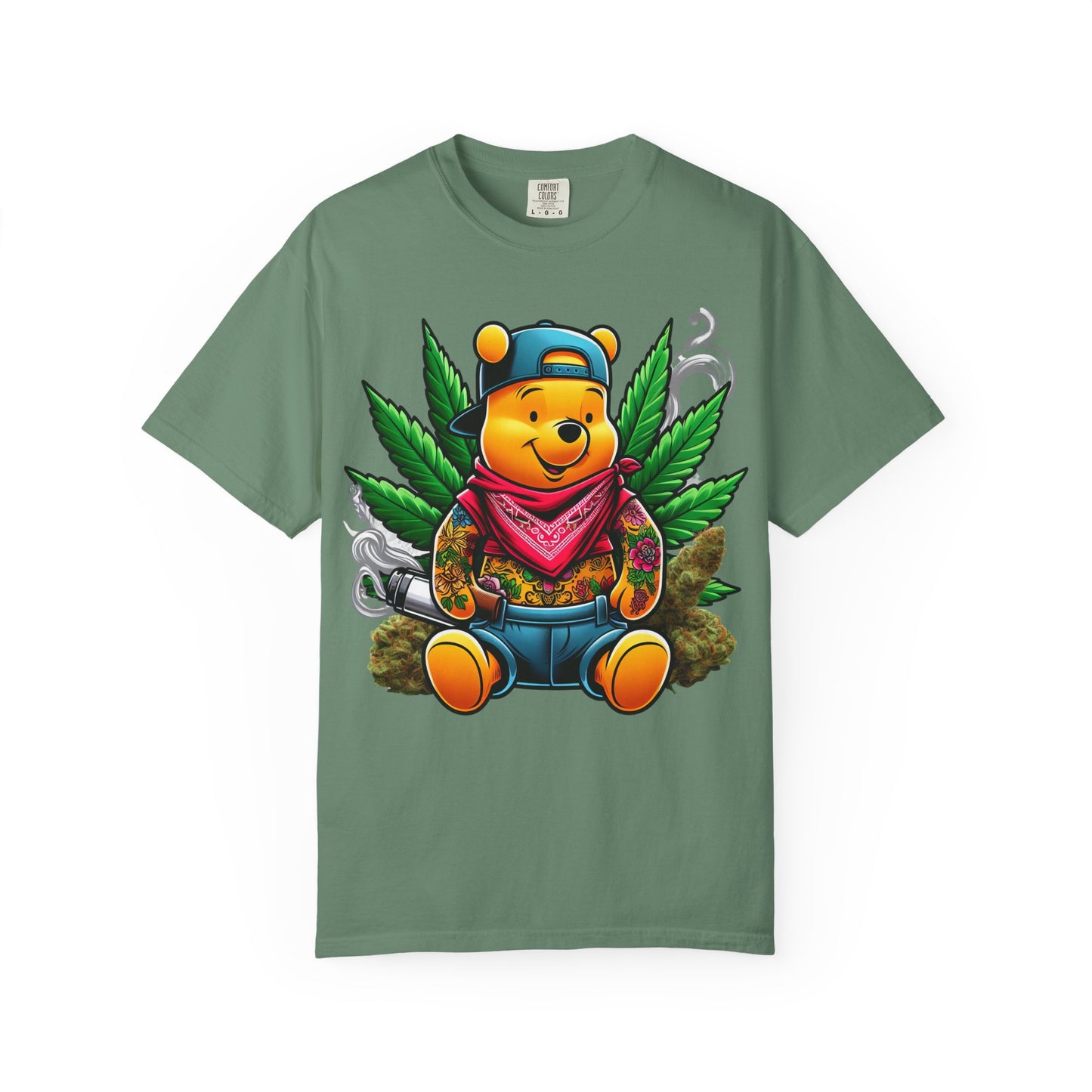 Chill Vibes Graphic Tee - Cartoon Character T-Shirt, Streetwear Style, Cool Gift for Cannabis Lovers, Relaxed Fit T-shirt, 420, Cannabis