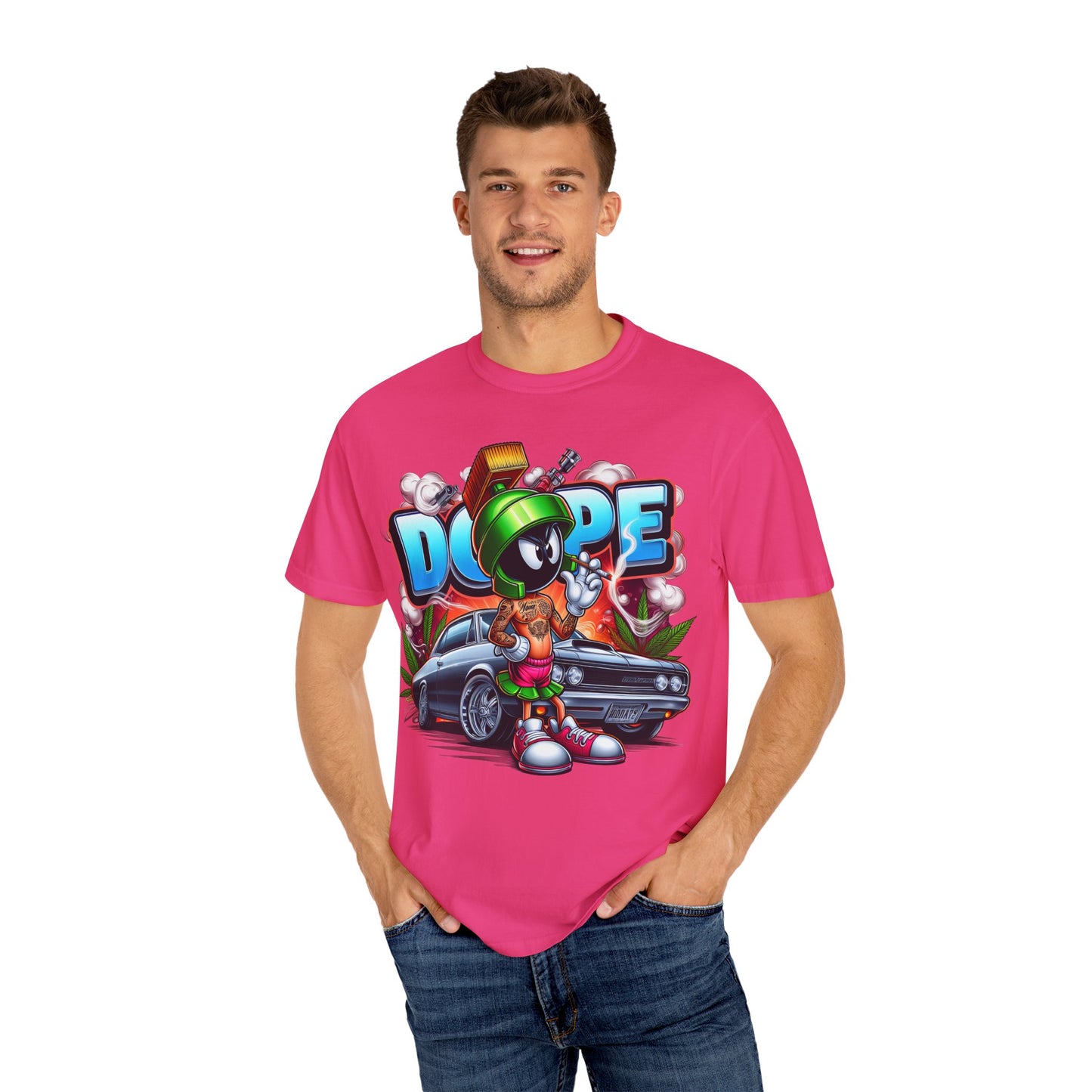 Dope Vibes Unisex Garment-Dyed T-Shirt, Streetwear Tee, Hip-Hop Style Shirt, Casual Fashion Top, Unique Graphic Tee, 420, Cannabis