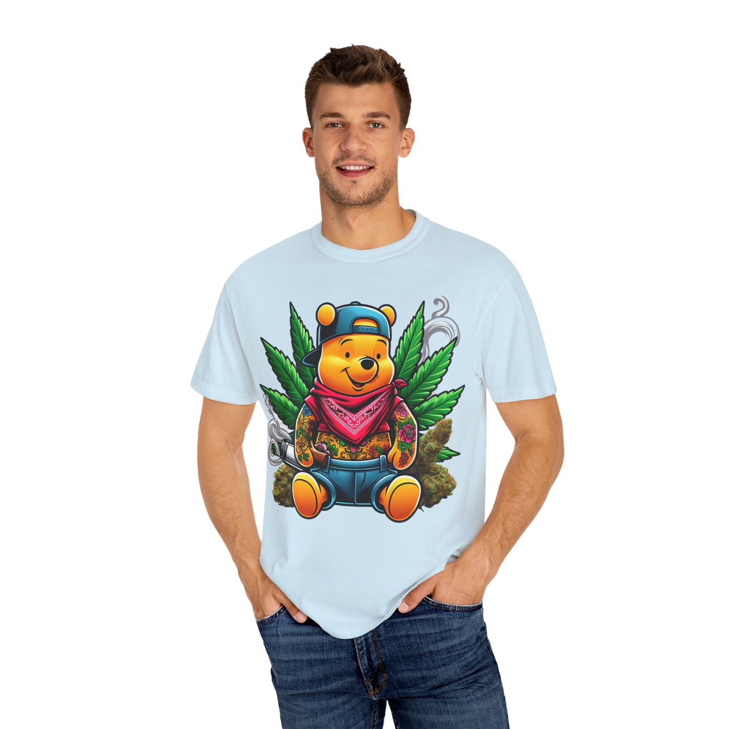 Chill Vibes Graphic Tee - Cartoon Character T-Shirt, Streetwear Style, Cool Gift for Cannabis Lovers, Relaxed Fit T-shirt, 420, Cannabis
