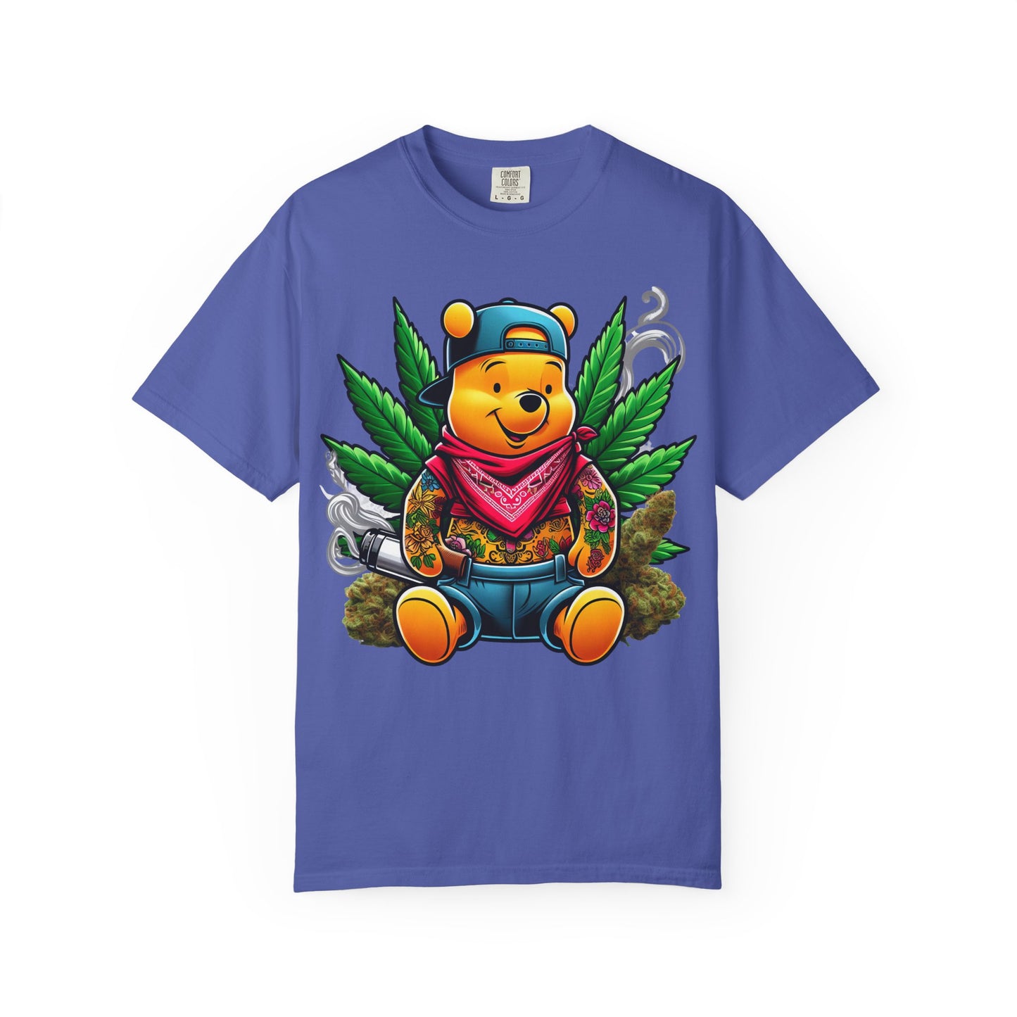 Chill Vibes Graphic Tee - Cartoon Character T-Shirt, Streetwear Style, Cool Gift for Cannabis Lovers, Relaxed Fit T-shirt, 420, Cannabis