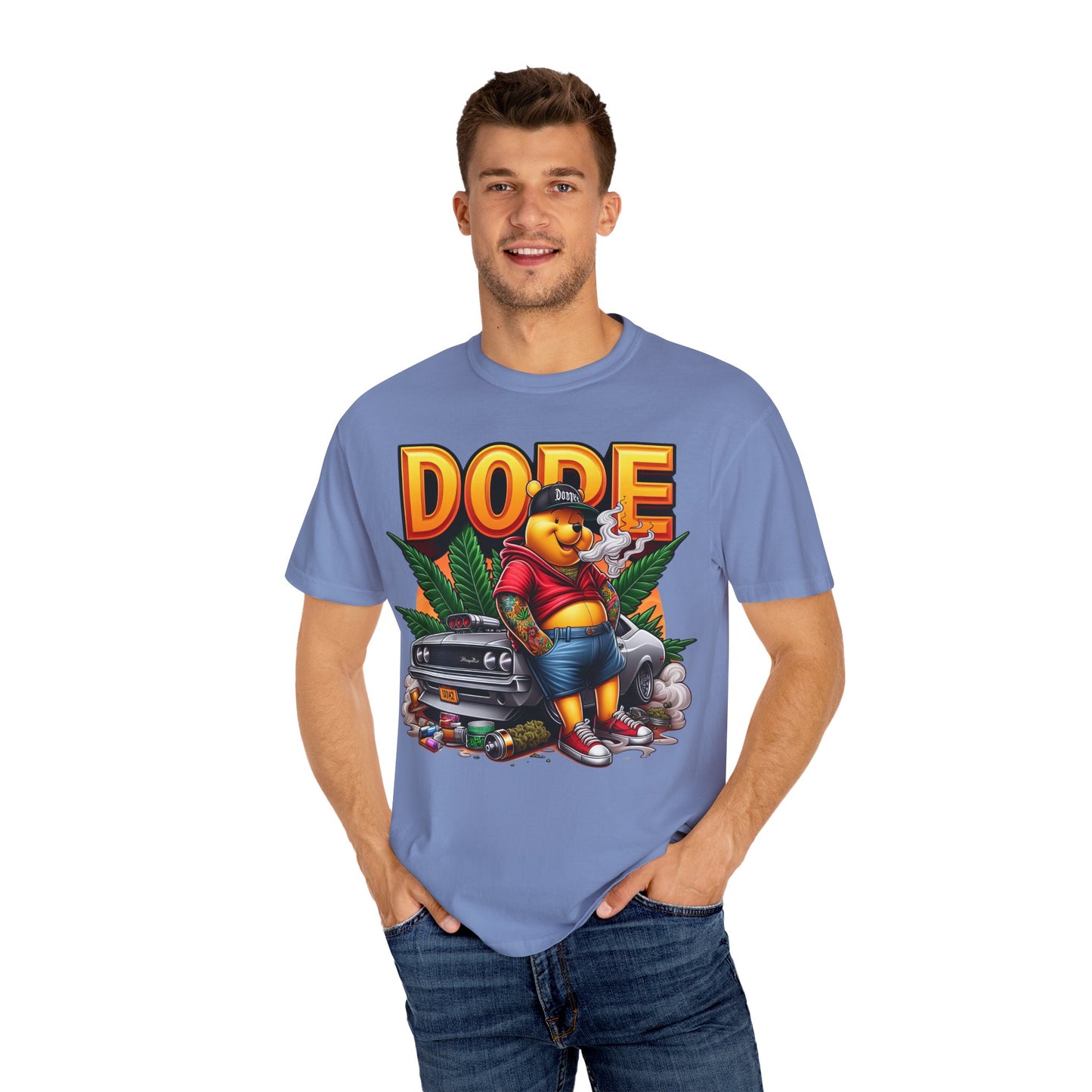 Cool Dude Graphic T-Shirt, Vintage Streetwear Tee, Perfect for Festivals, Summer Vibes, Hip Hop, Gift for Friends, 420, Cannabis