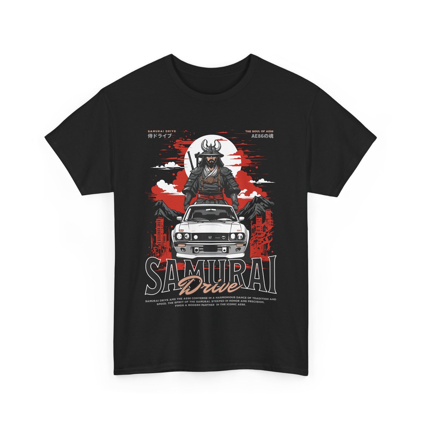 Samurai Graphic T-Shirt - JDM Style - Toyota AE86