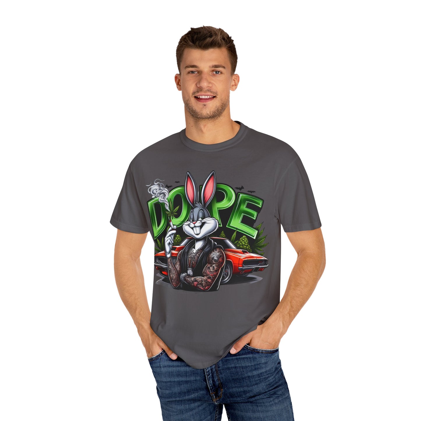 Cool Cartoon Graphic Tee, Vintage Style T-shirt, Streetwear, Hip Hop Fashion, Gift for Him, Cartoon Art Design, Loon, 420, Cannabis