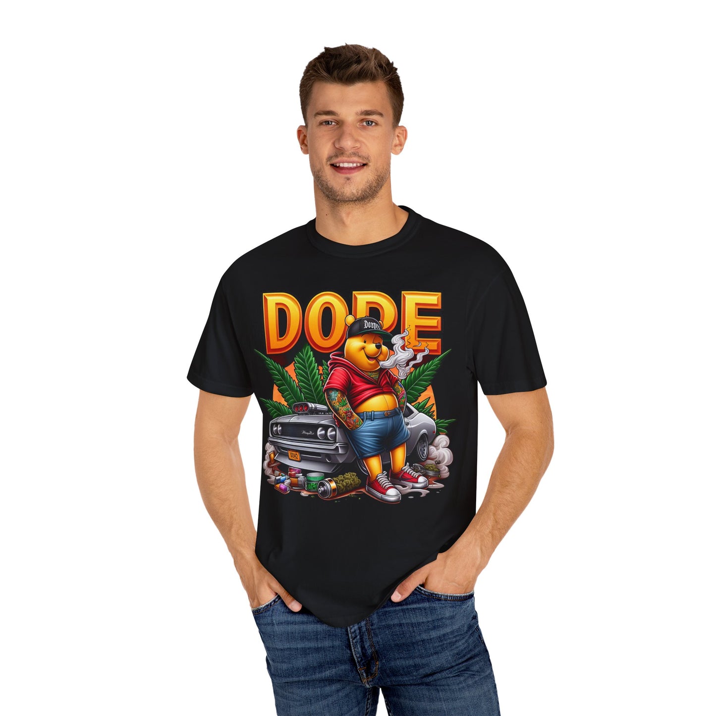 Cool Dude Graphic T-Shirt, Vintage Streetwear Tee, Perfect for Festivals, Summer Vibes, Hip Hop, Gift for Friends, 420, Cannabis