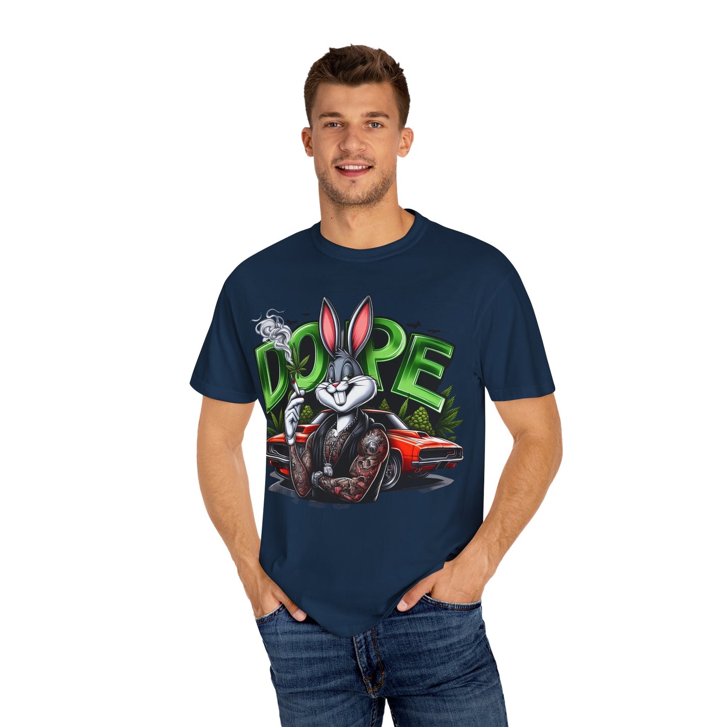 Cool Cartoon Graphic Tee, Vintage Style T-shirt, Streetwear, Hip Hop Fashion, Gift for Him, Cartoon Art Design, Loon, 420, Cannabis