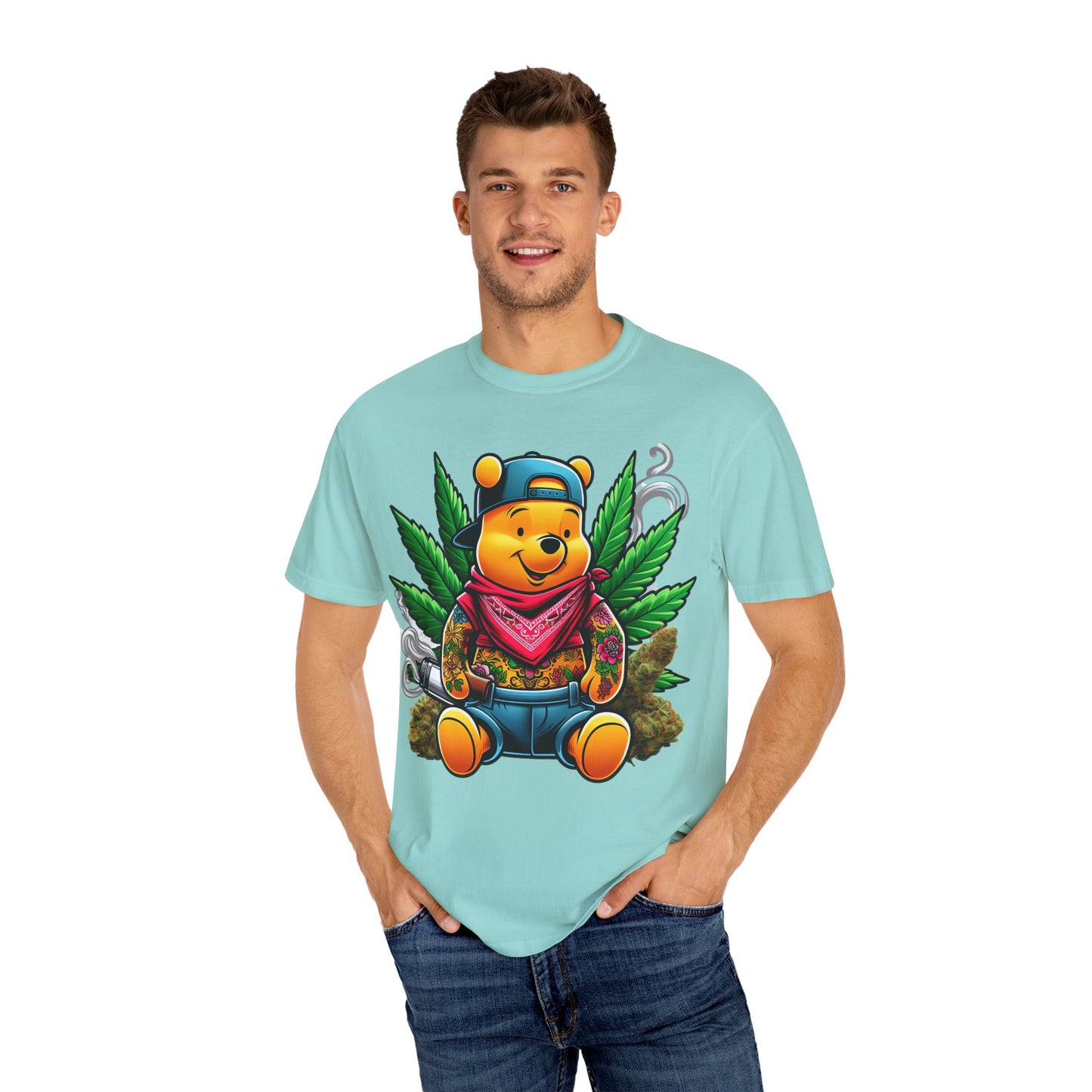 Chill Vibes Graphic Tee - Cartoon Character T-Shirt, Streetwear Style, Cool Gift for Cannabis Lovers, Relaxed Fit T-shirt, 420, Cannabis