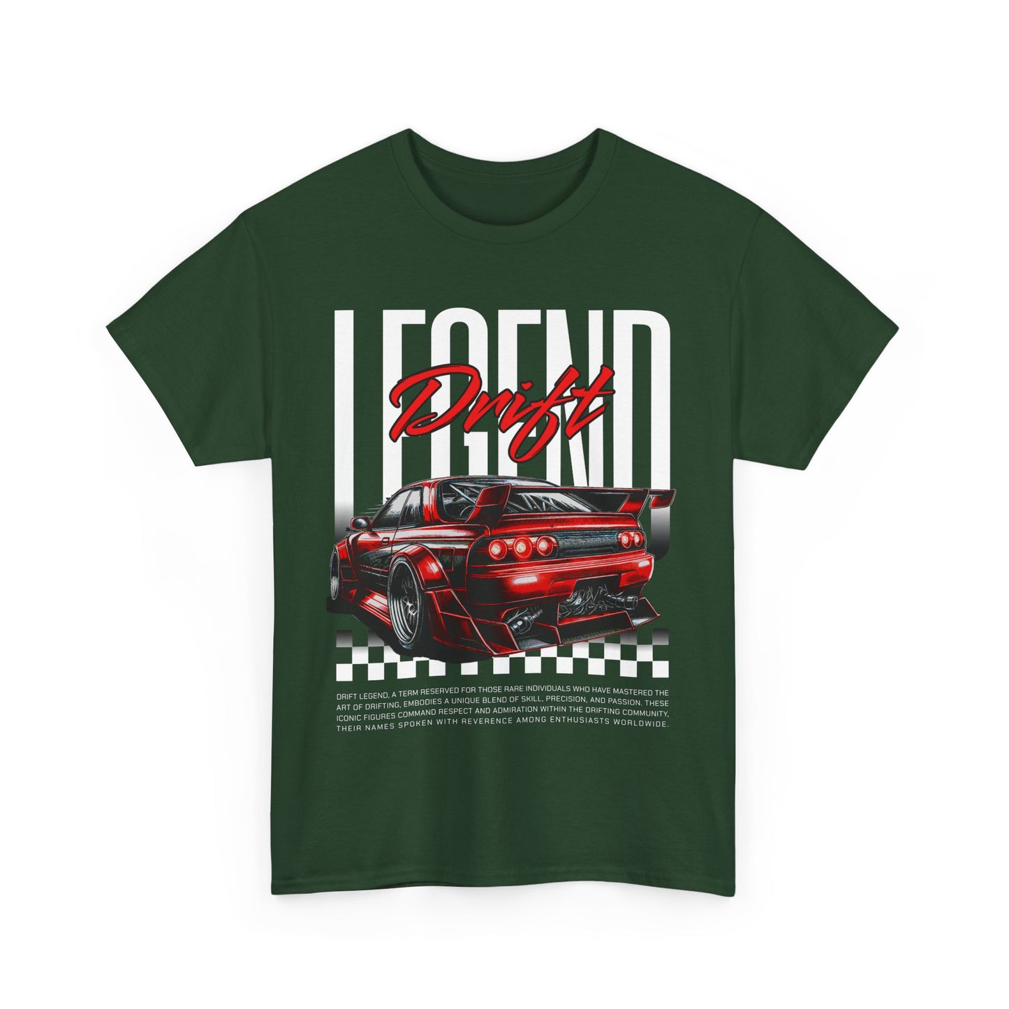 Legend Drift Unisex Heavy Cotton Tee, Car Enthusiast Shirt, Racer Gift, Motorsport Apparel, Auto Racing Tee