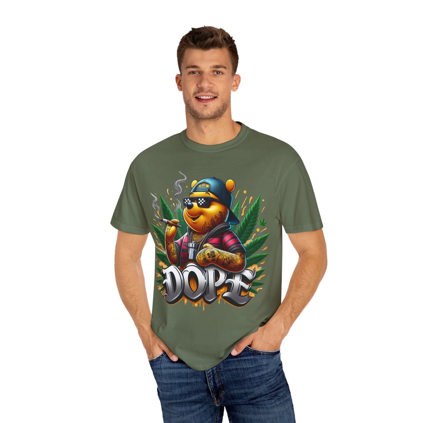 Cool Bear Graphic T-Shirt, Unisex Tee, Cannabis Vibe Apparel, Streetwear, Dope Graphic Shirt, Perfect for Gifting, 420, Cannabis