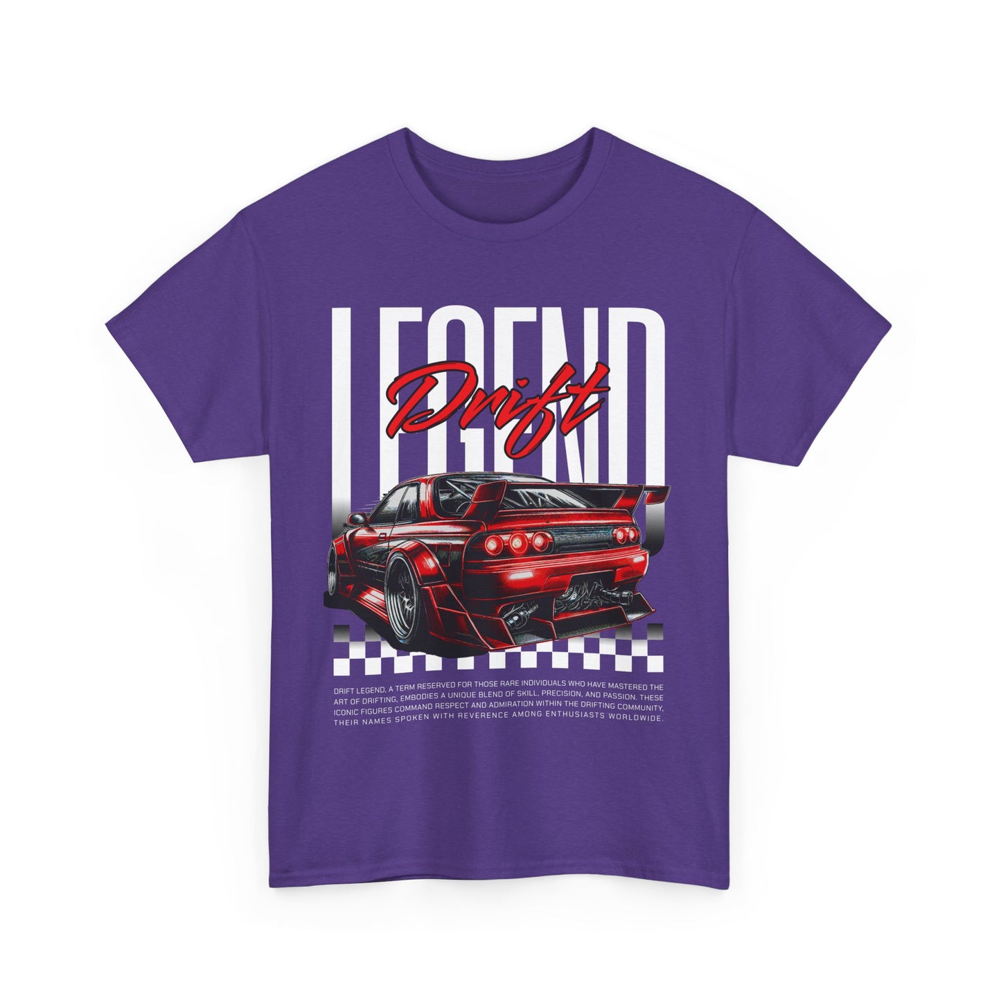 Legend Drift Unisex Heavy Cotton Tee, Car Enthusiast Shirt, Racer Gift, Motorsport Apparel, Auto Racing Tee