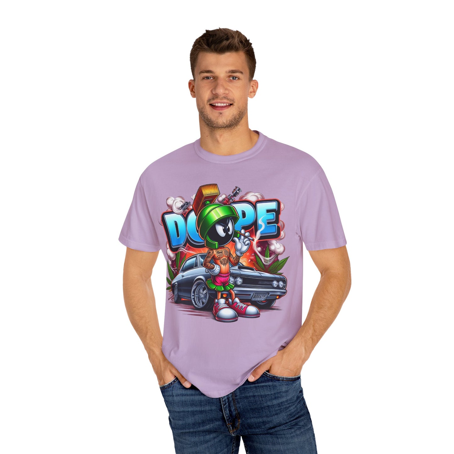 Dope Vibes Unisex Garment-Dyed T-Shirt, Streetwear Tee, Hip-Hop Style Shirt, Casual Fashion Top, Unique Graphic Tee, 420, Cannabis