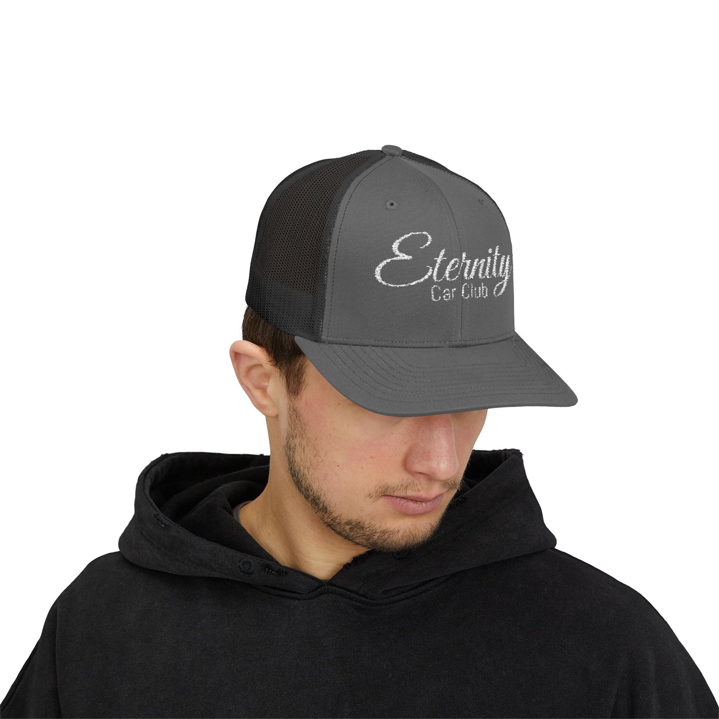 Embroidered: Eternity Car Club Snapback Trucker Cap, Adjustable Hat