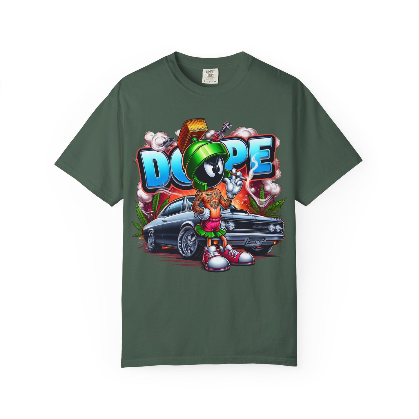 Dope Vibes Unisex Garment-Dyed T-Shirt, Streetwear Tee, Hip-Hop Style Shirt, Casual Fashion Top, Unique Graphic Tee, 420, Cannabis