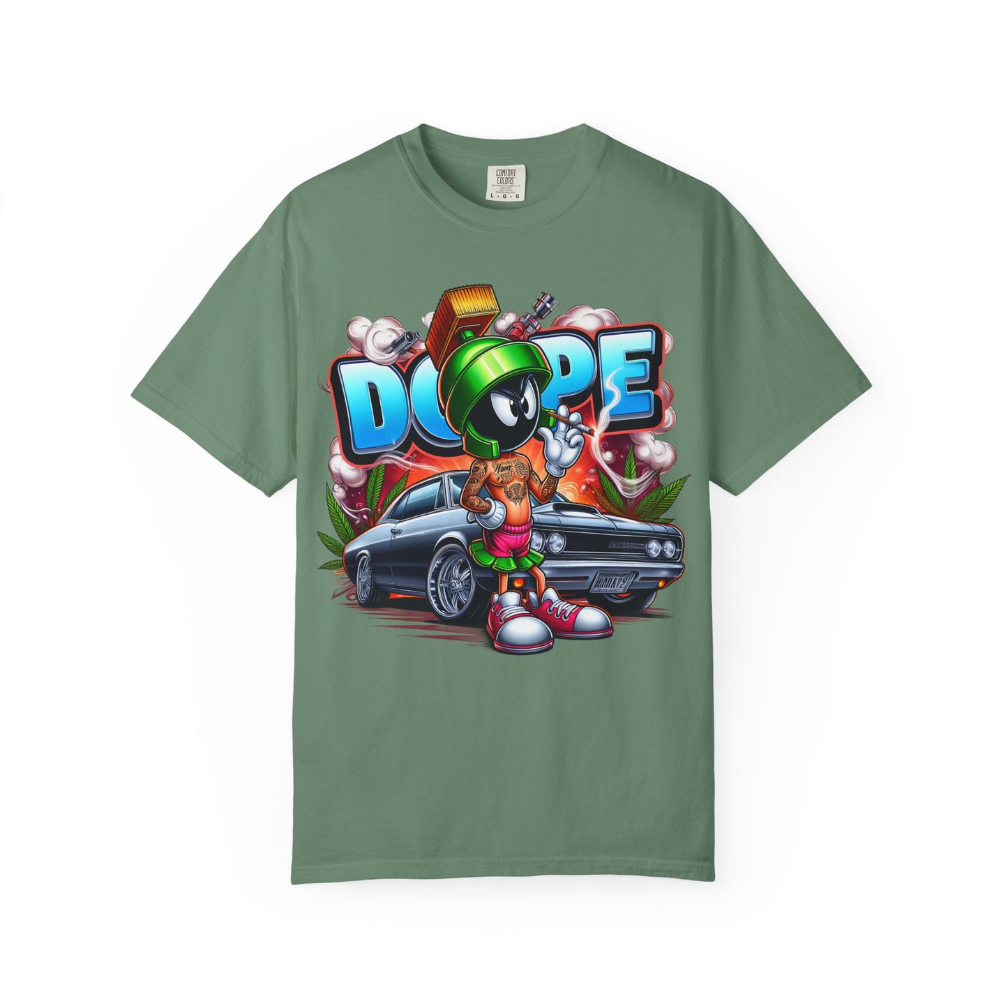 Dope Vibes Unisex Garment-Dyed T-Shirt, Streetwear Tee, Hip-Hop Style Shirt, Casual Fashion Top, Unique Graphic Tee, 420, Cannabis