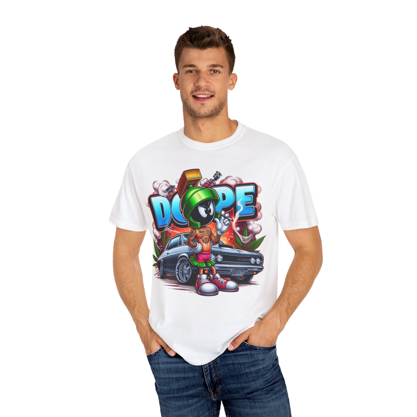 Dope Vibes Unisex Garment-Dyed T-Shirt, Streetwear Tee, Hip-Hop Style Shirt, Casual Fashion Top, Unique Graphic Tee, 420, Cannabis
