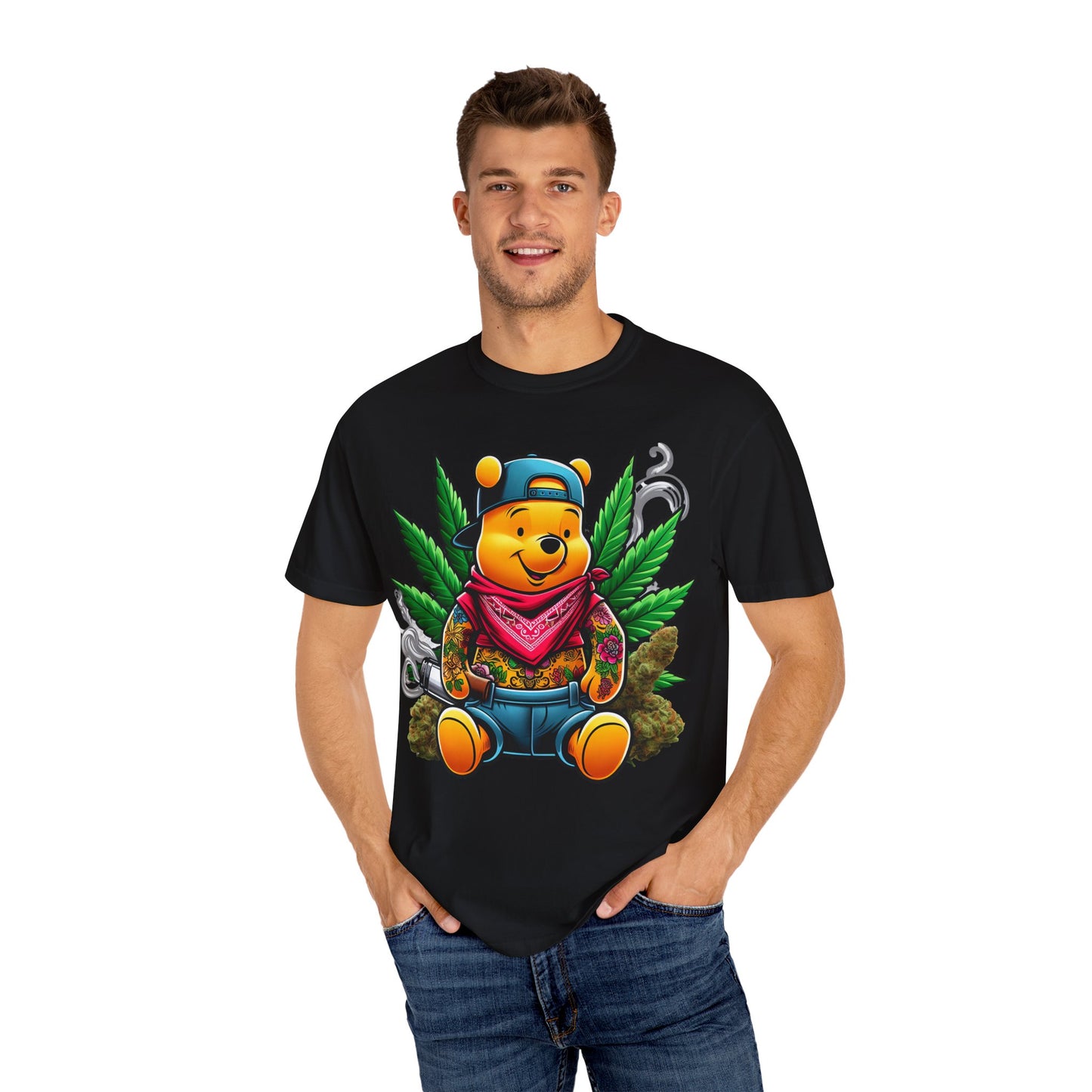 Chill Vibes Graphic Tee - Cartoon Character T-Shirt, Streetwear Style, Cool Gift for Cannabis Lovers, Relaxed Fit T-shirt, 420, Cannabis