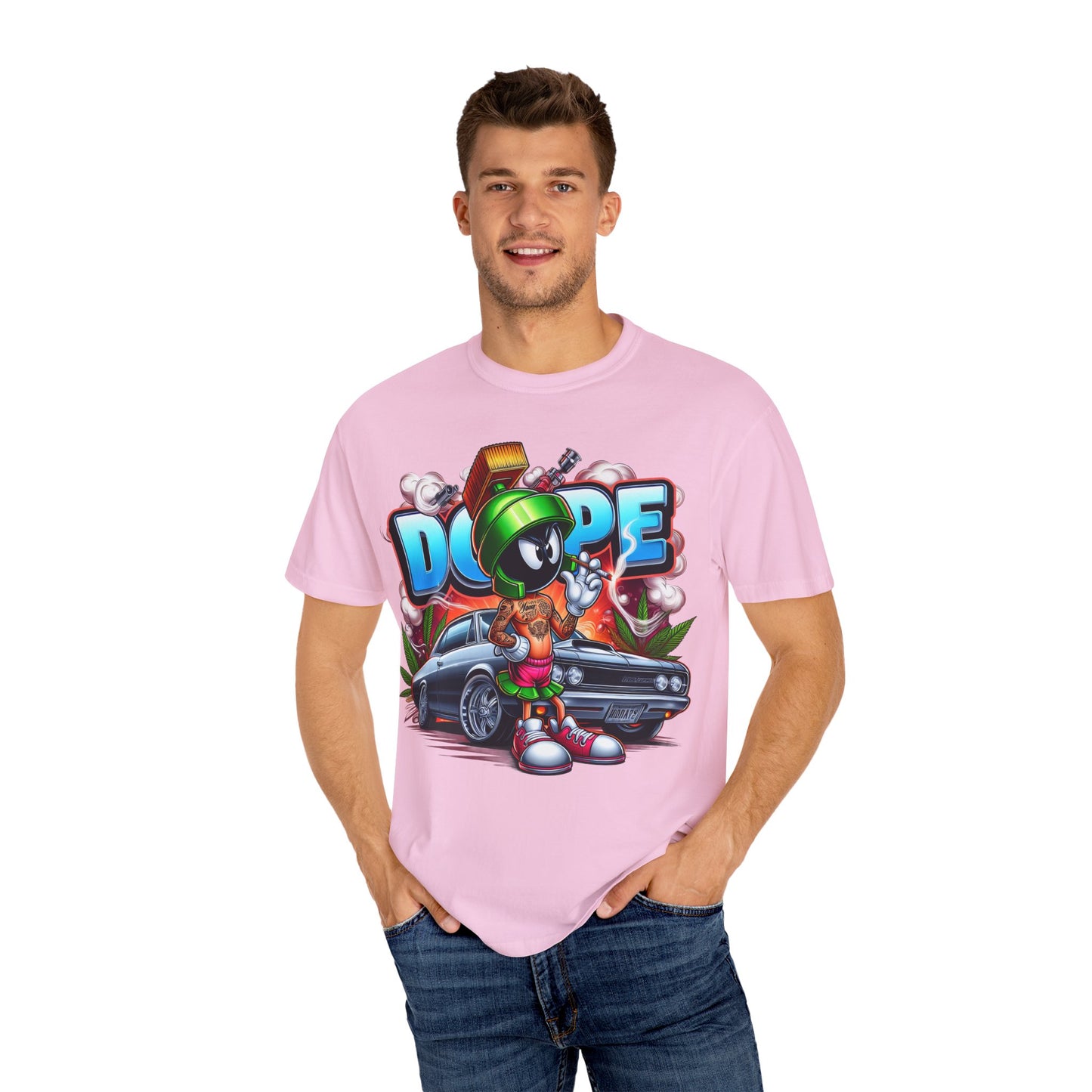 Dope Vibes Unisex Garment-Dyed T-Shirt, Streetwear Tee, Hip-Hop Style Shirt, Casual Fashion Top, Unique Graphic Tee, 420, Cannabis
