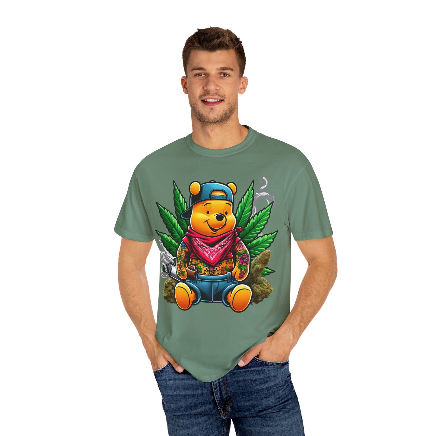 Chill Vibes Graphic Tee - Cartoon Character T-Shirt, Streetwear Style, Cool Gift for Cannabis Lovers, Relaxed Fit T-shirt, 420, Cannabis