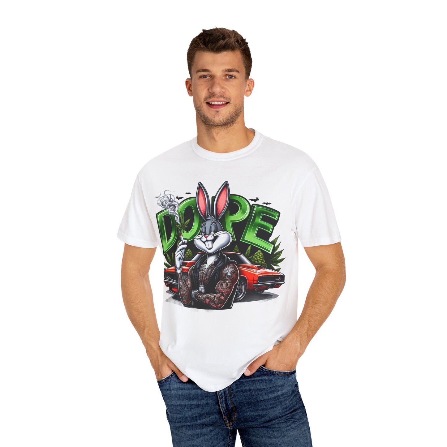 Cool Cartoon Graphic Tee, Vintage Style T-shirt, Streetwear, Hip Hop Fashion, Gift for Him, Cartoon Art Design, Loon, 420, Cannabis
