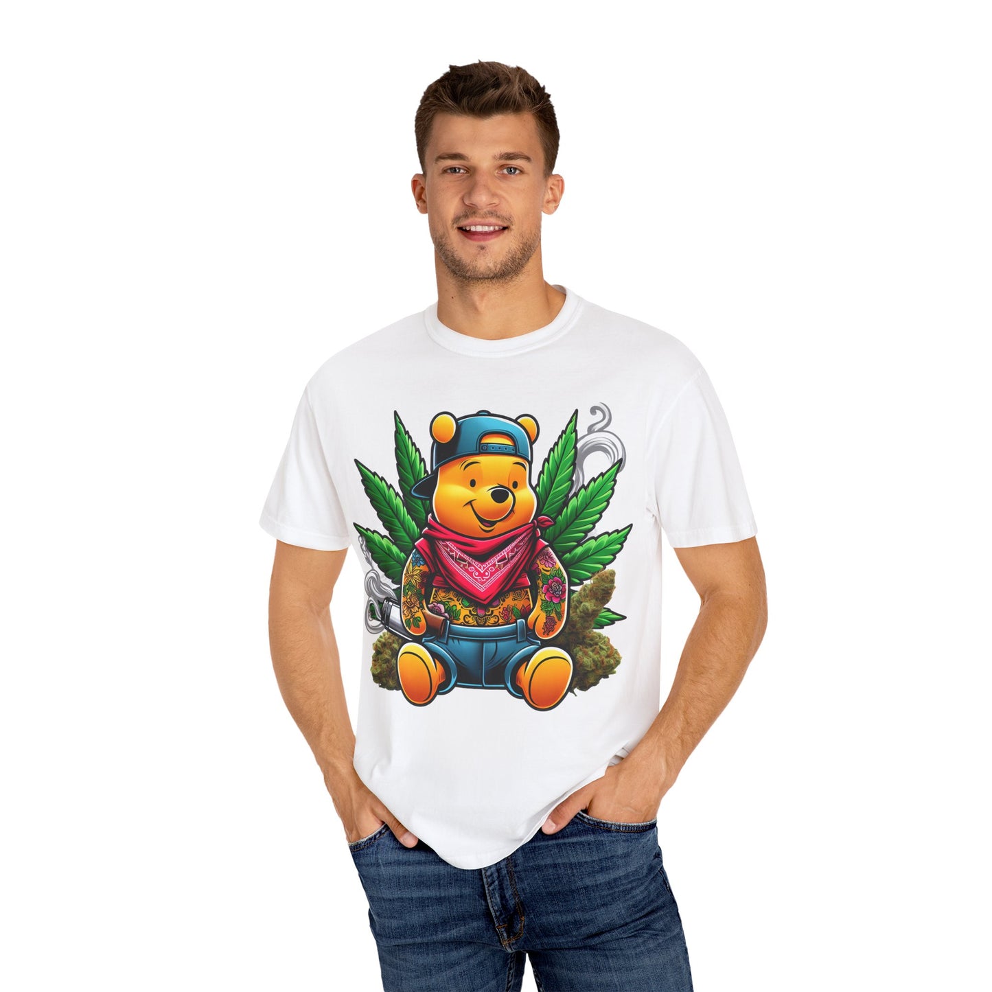 Chill Vibes Graphic Tee - Cartoon Character T-Shirt, Streetwear Style, Cool Gift for Cannabis Lovers, Relaxed Fit T-shirt, 420, Cannabis