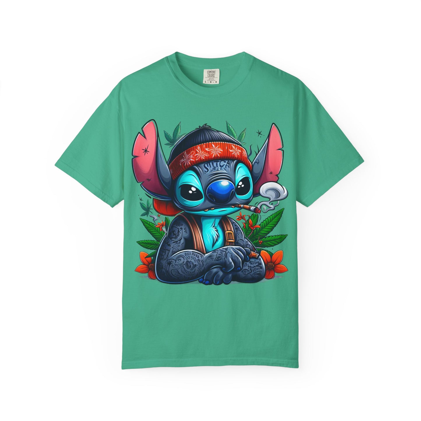 Funky Alien-Inspired Unisex T-Shirt | Casual Wear, Gift for Kids, Vintage Style, Festival Fashion, Graphic Tee, 420, Cannabis