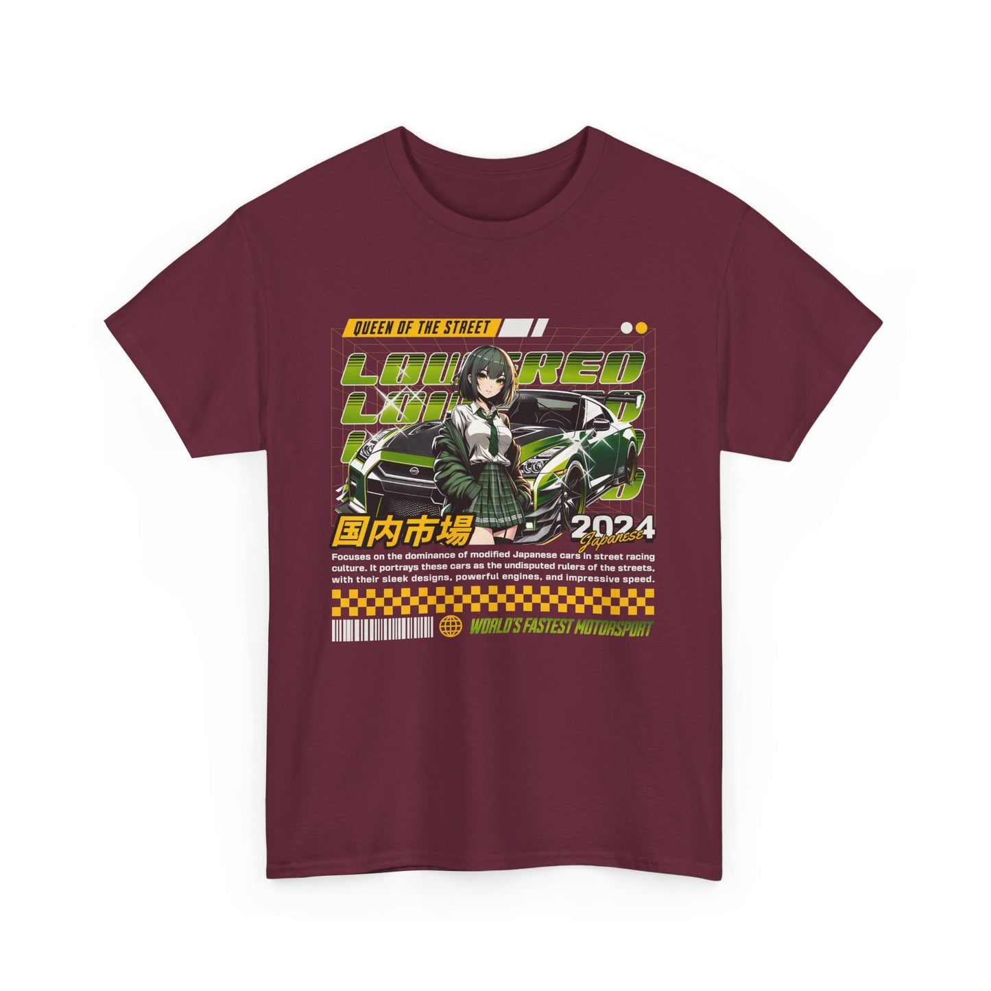 Nissan GTR Anime Graphic Tee - Queen of the Street