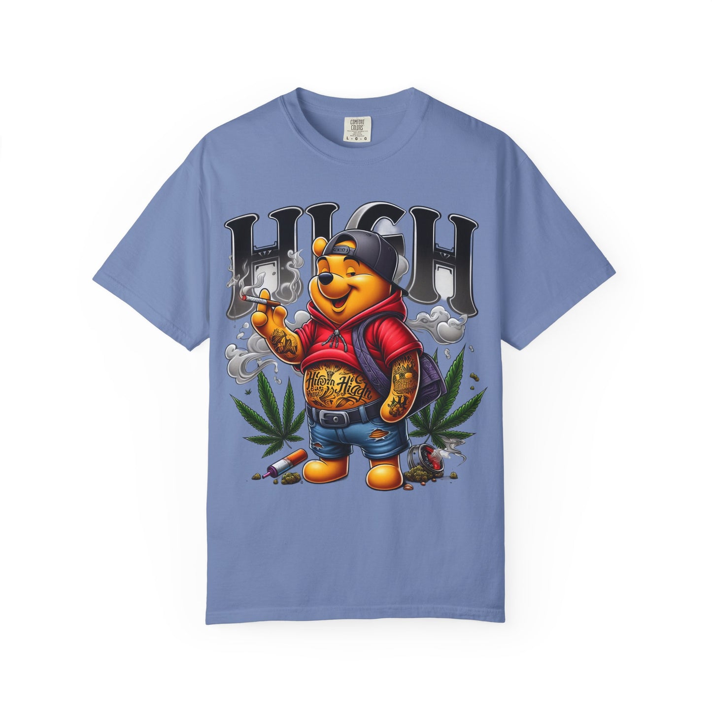 Chill Vibes Unisex T-shirt, High Design, Streetwear Style, Perfect Gift for Cannabis Lovers, Summer Festivals, Everyday Wear, Cannabis, 420