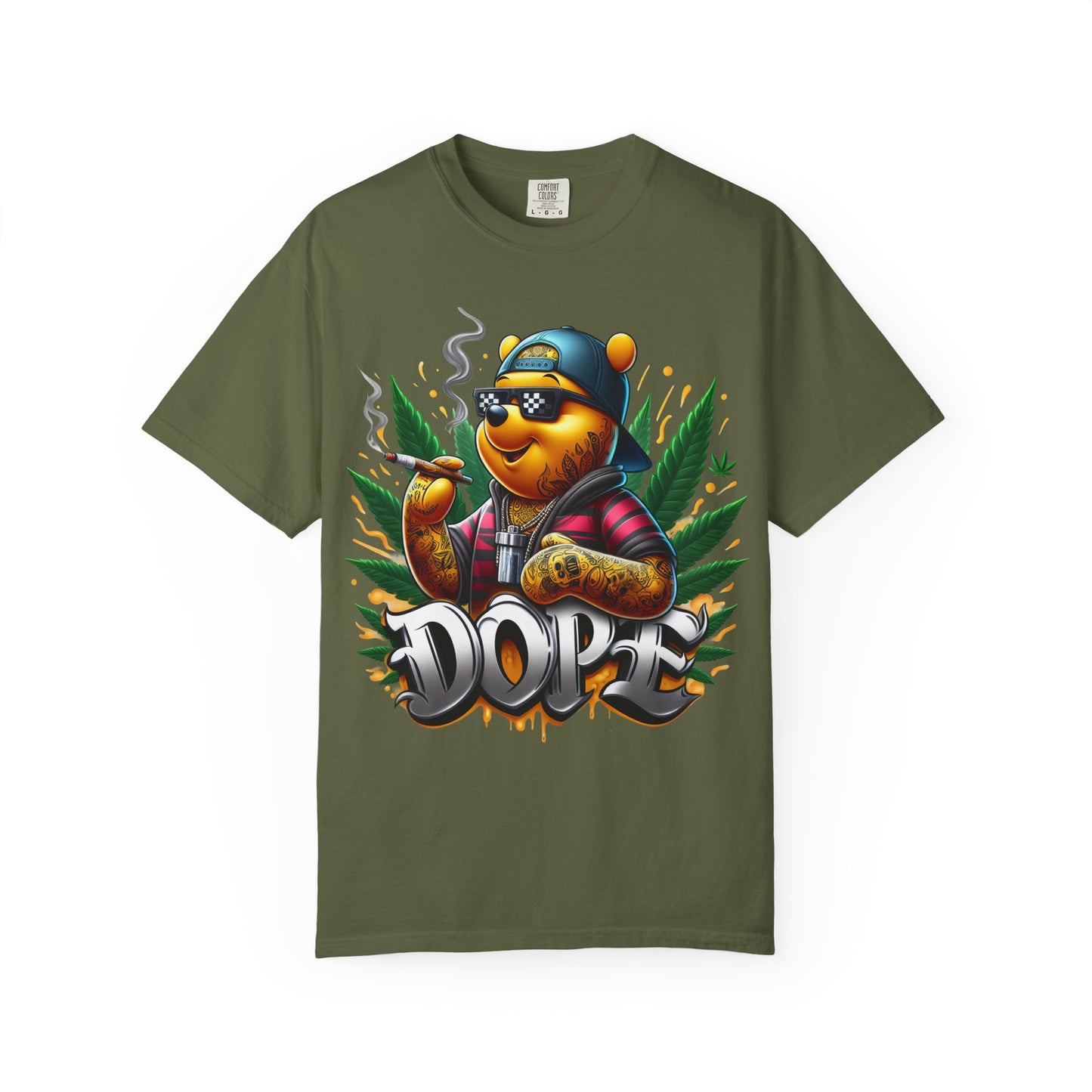 Cool Bear Graphic T-Shirt, Unisex Tee, Cannabis Vibe Apparel, Streetwear, Dope Graphic Shirt, Perfect for Gifting, 420, Cannabis