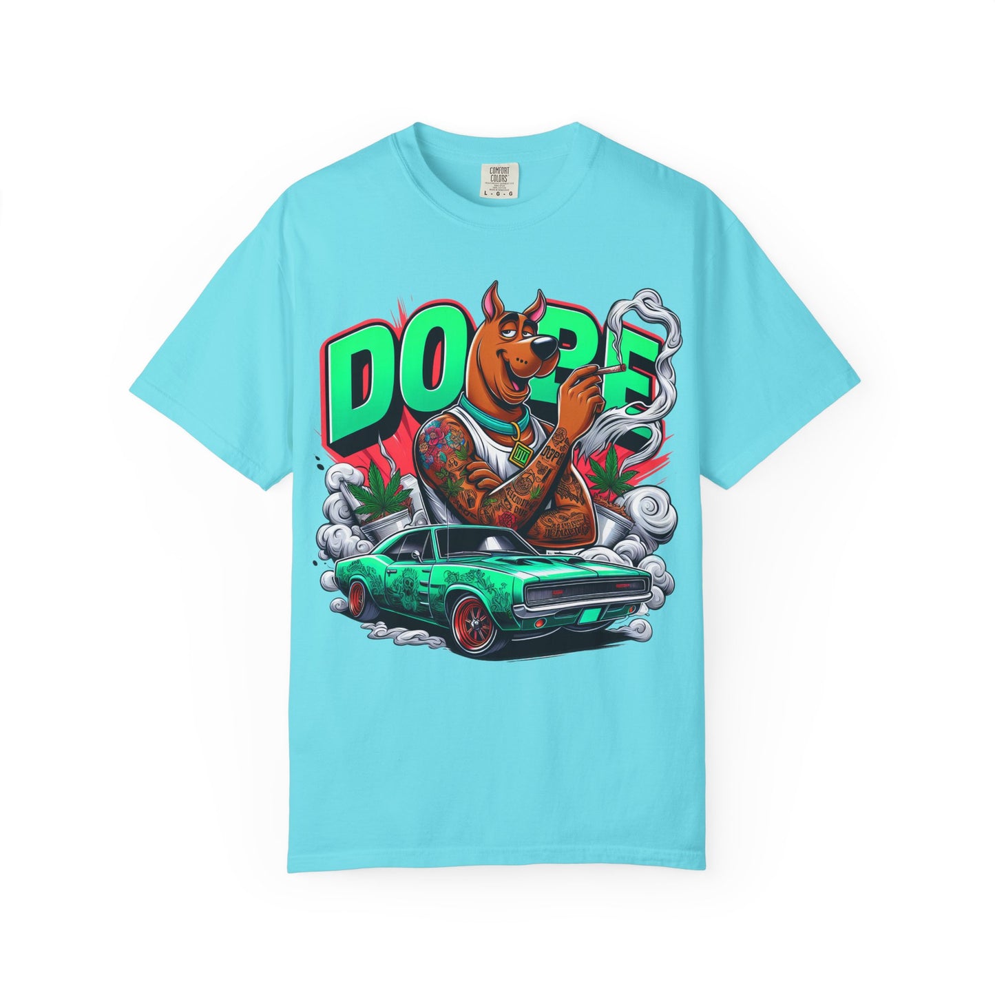 Dope Scooby-Doo Unisex T-Shirt, Cool Graphic Tee, Streetwear Shirt, Gift for Dog Lovers, Retro T-Shirt, 420, Cannabis