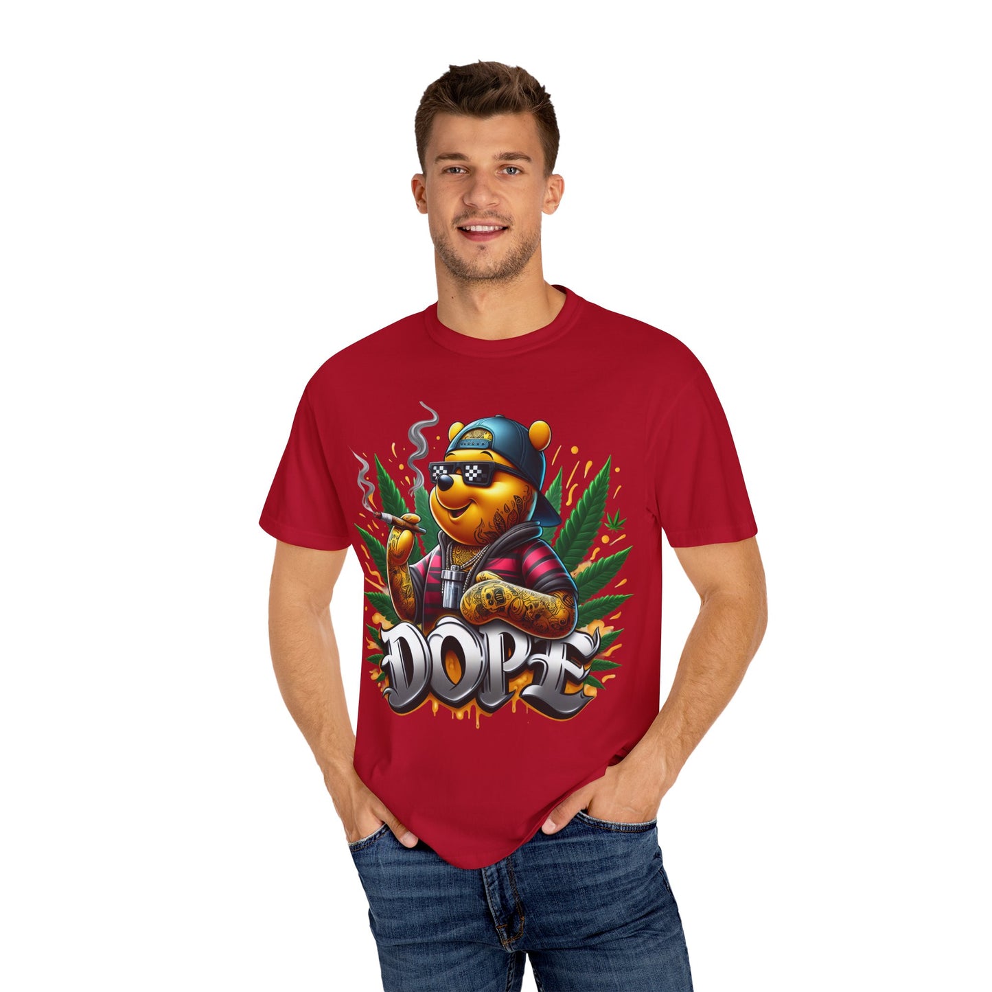 Cool Bear Graphic T-Shirt, Unisex Tee, Cannabis Vibe Apparel, Streetwear, Dope Graphic Shirt, Perfect for Gifting, 420, Cannabis