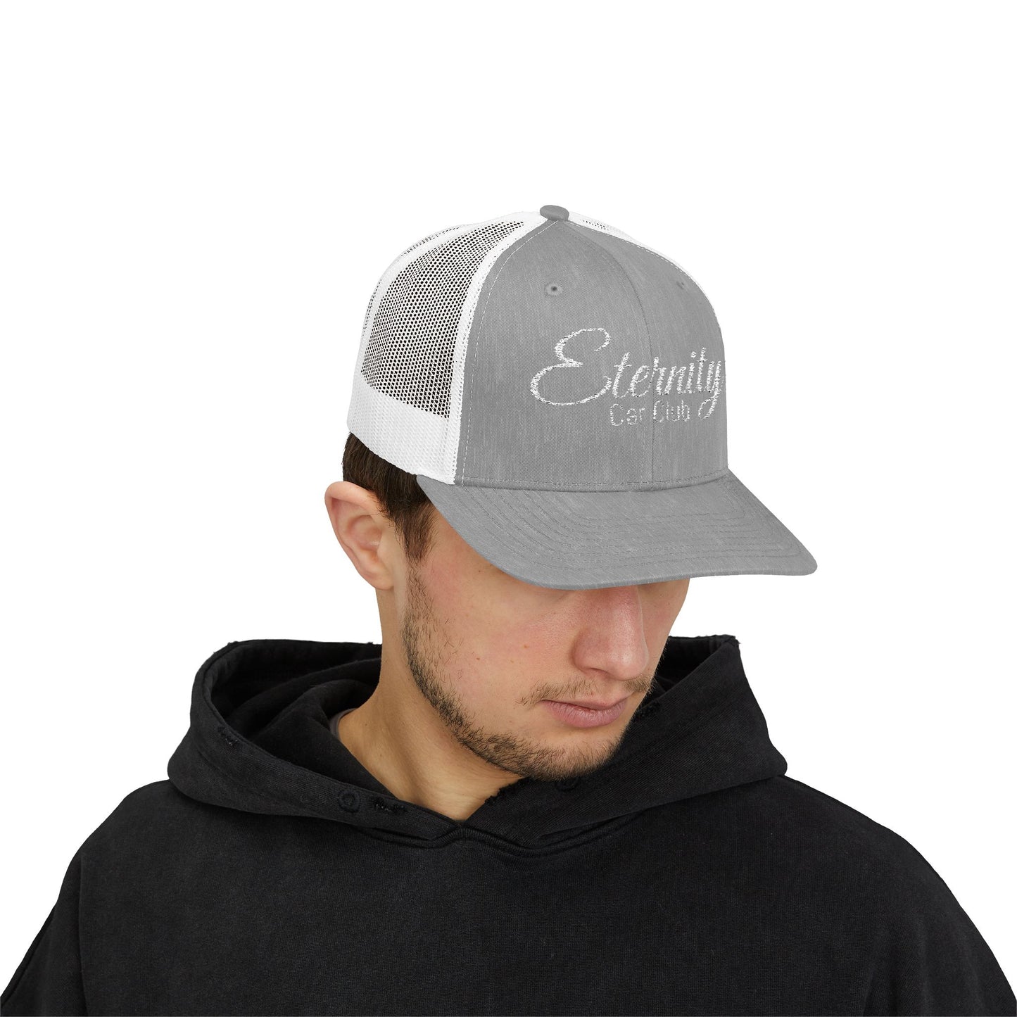 Embroidered: Eternity Car Club Snapback Trucker Cap, Adjustable Hat