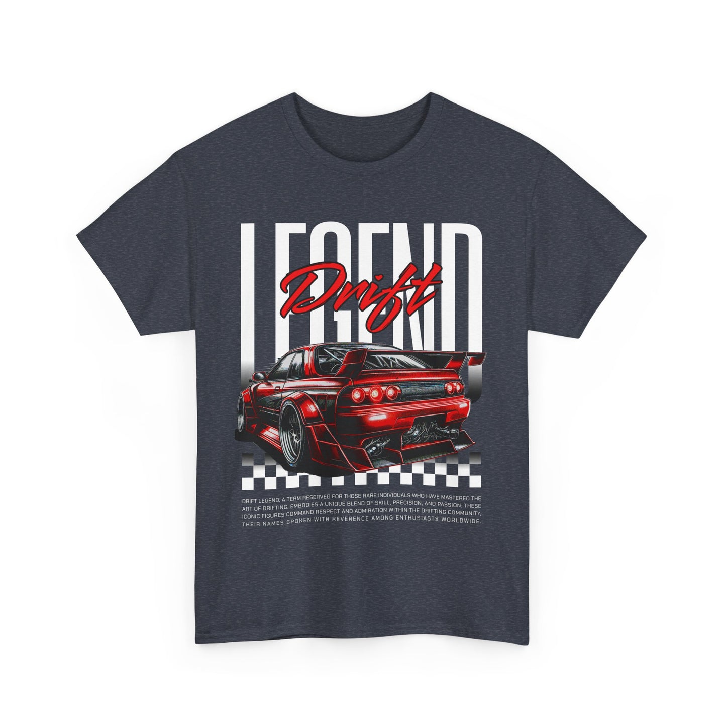 Legend Drift Unisex Heavy Cotton Tee, Car Enthusiast Shirt, Racer Gift, Motorsport Apparel, Auto Racing Tee