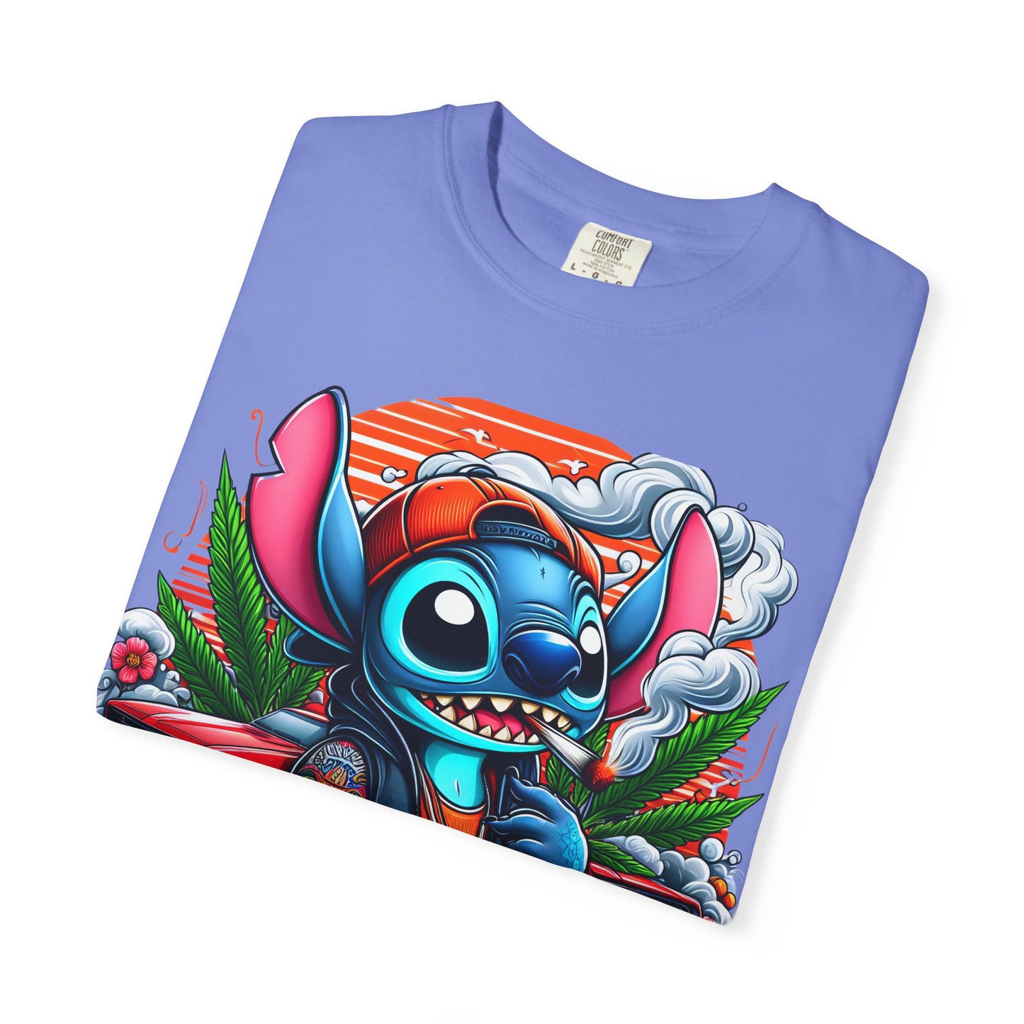 Dope Illustrated Unisex Garment-Dyed T-Shirt | Trendy Streetwear, Casual Style, Summer Fashion,