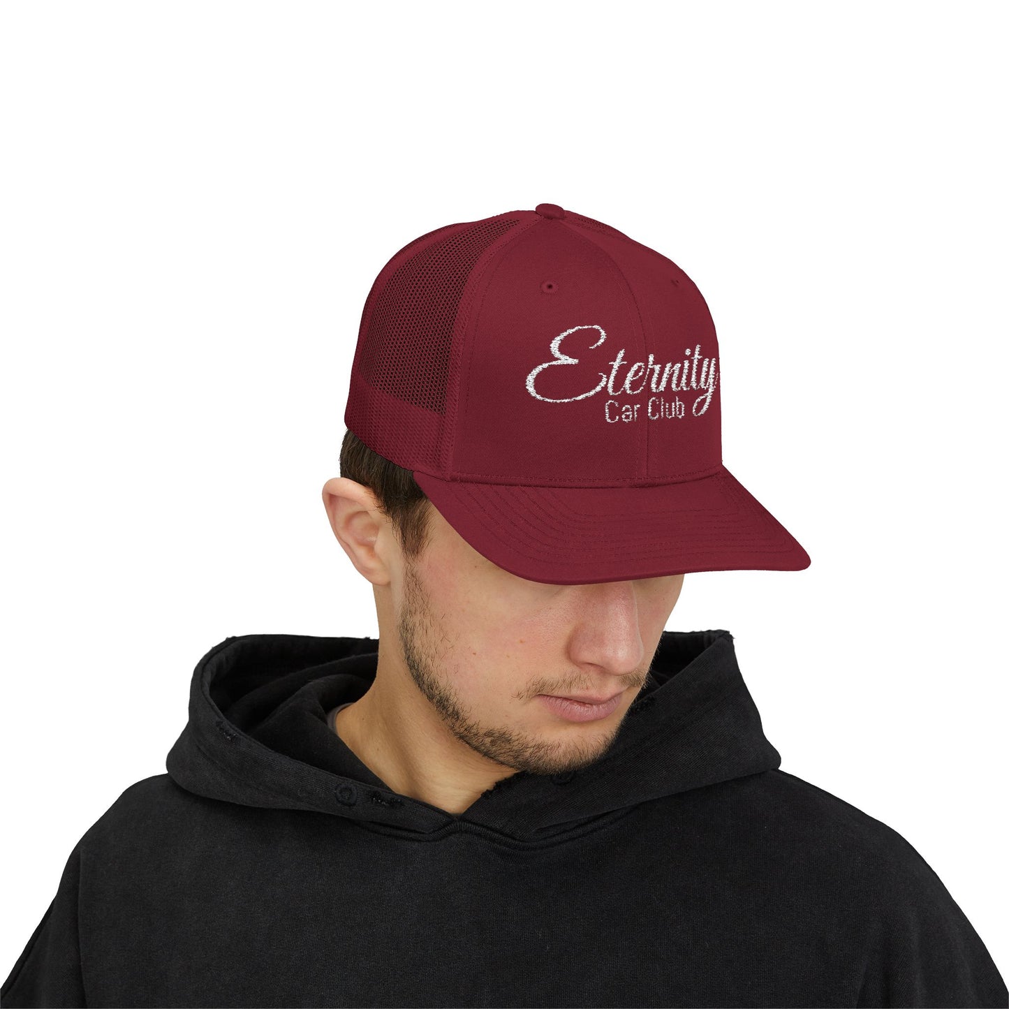 Embroidered: Eternity Car Club Snapback Trucker Cap, Adjustable Hat