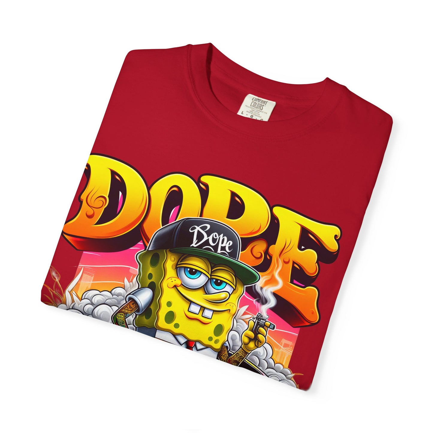 Dope SpongeBob Unisex T-shirt | Streetwear, Casual Wear, Graphic Tee, 420, Cannabis