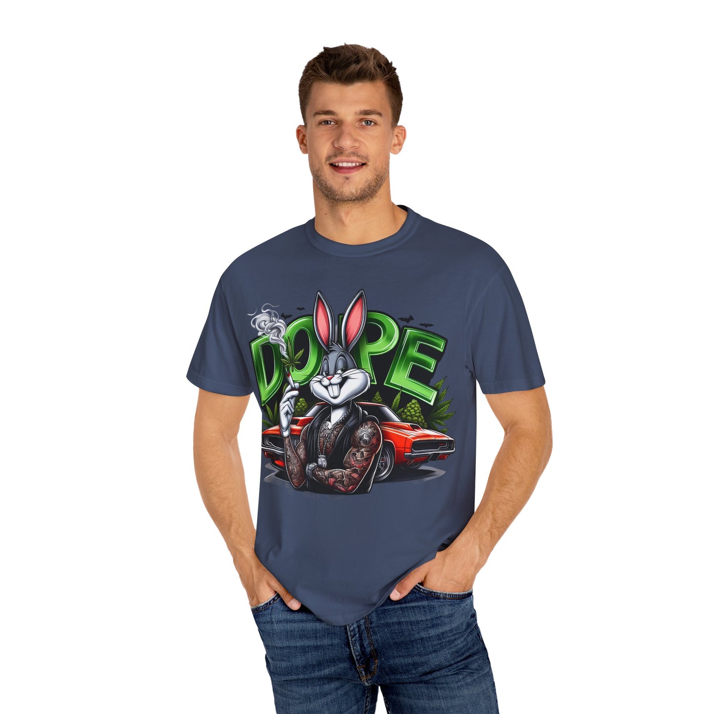 Cool Cartoon Graphic Tee, Vintage Style T-shirt, Streetwear, Hip Hop Fashion, Gift for Him, Cartoon Art Design, Loon, 420, Cannabis