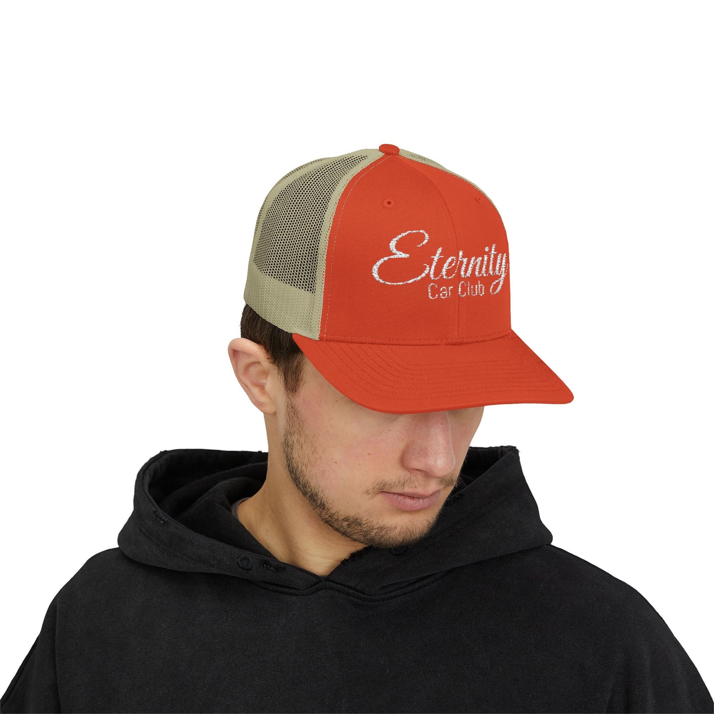 Embroidered: Eternity Car Club Snapback Trucker Cap, Adjustable Hat